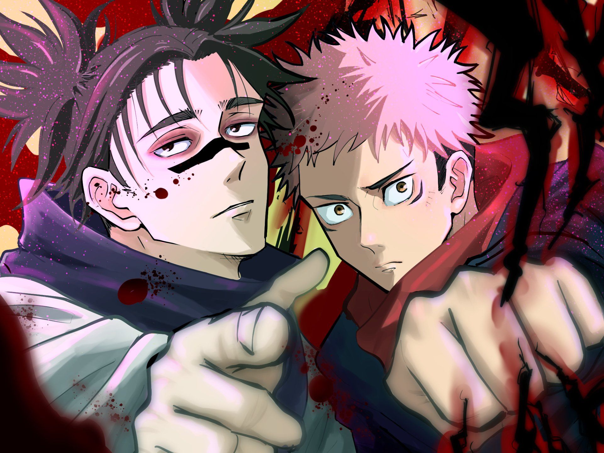 1920x1440 Download Anime Jujutsu Kaisen Choso (Jujutsu Kaisen) Yuji Itadori HD Wallpaper by ヒラカナ