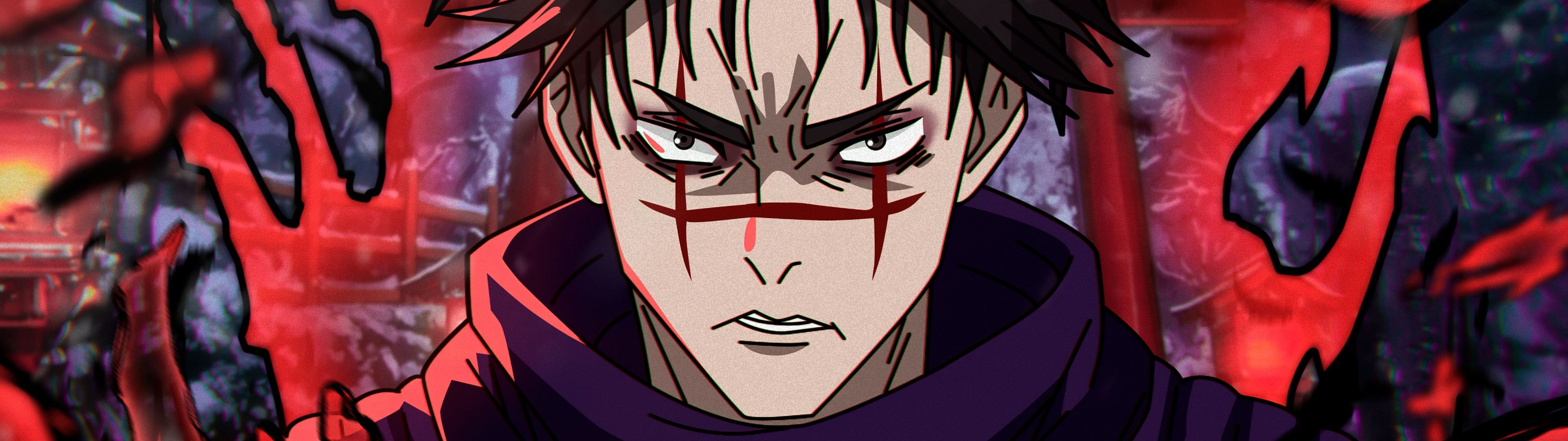 3840x1080 Choso Wallpaper 4K, Jujutsu Kaisen, 5K