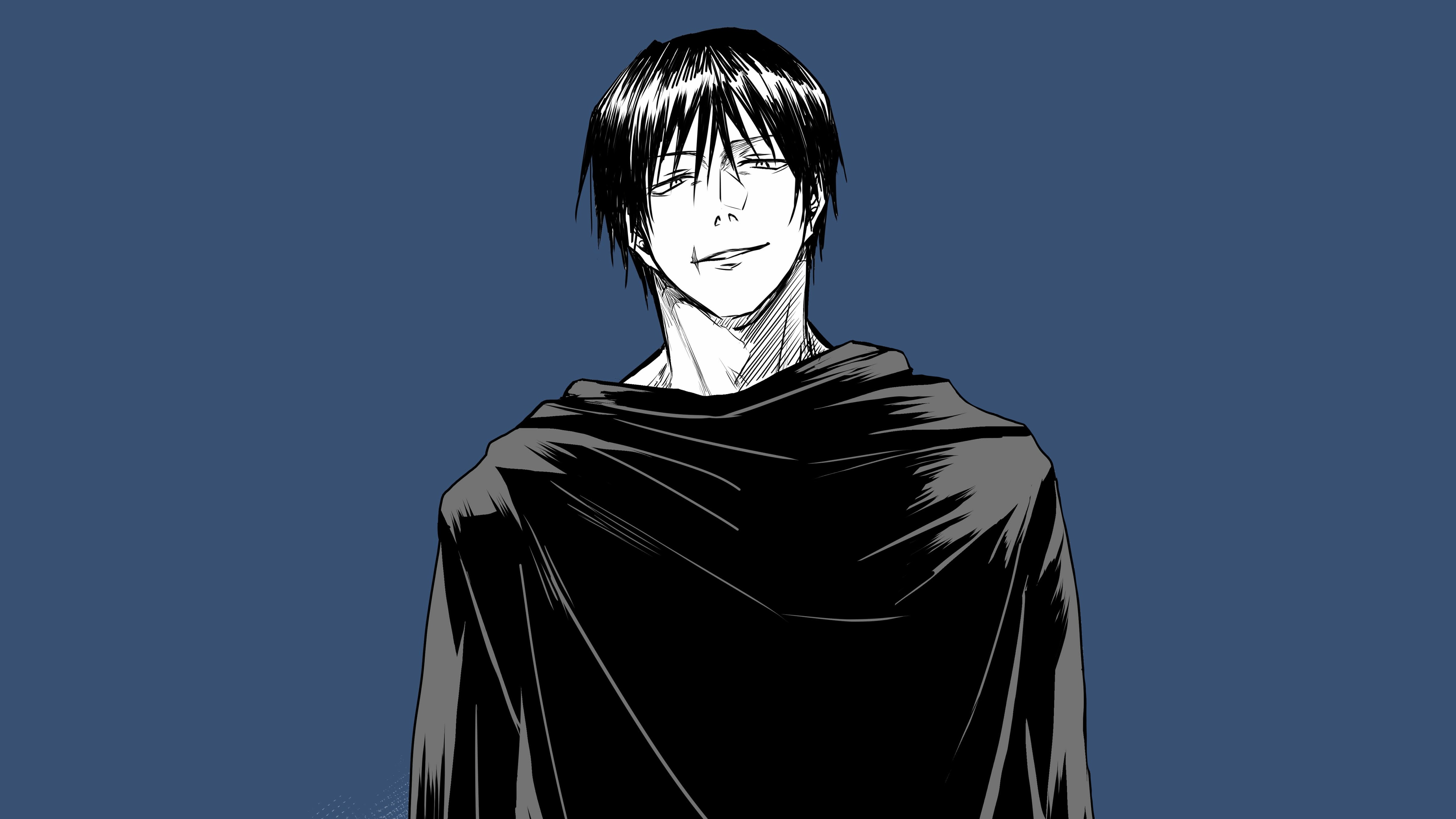 5120x2880 Toji Fushiguro Wallpaper 4K, Minimal art, Jujutsu Kaisen