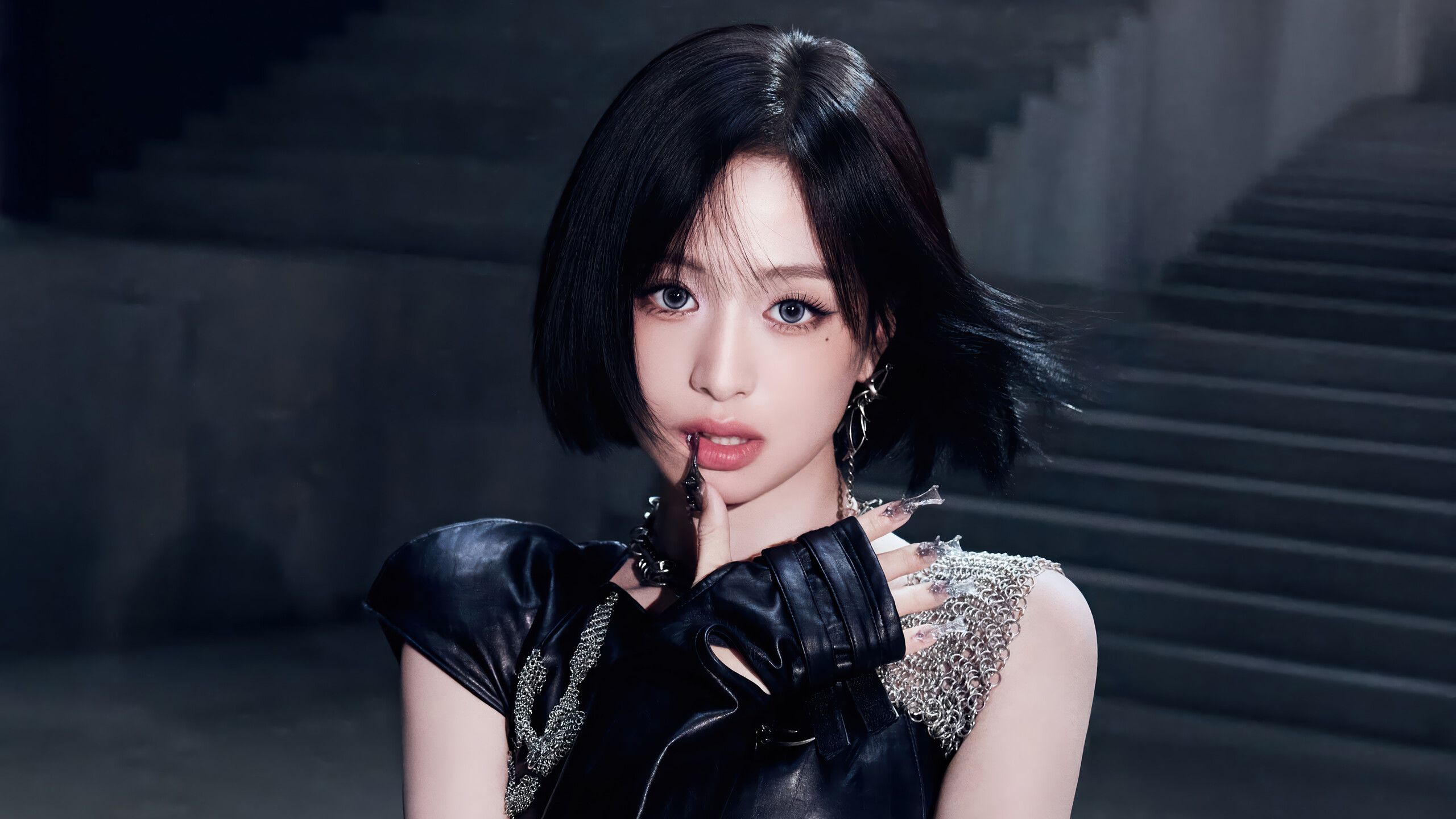 2560x1440 Ahyeon BABYMONSTER We Go Up 4K Wallpaper HD PC
