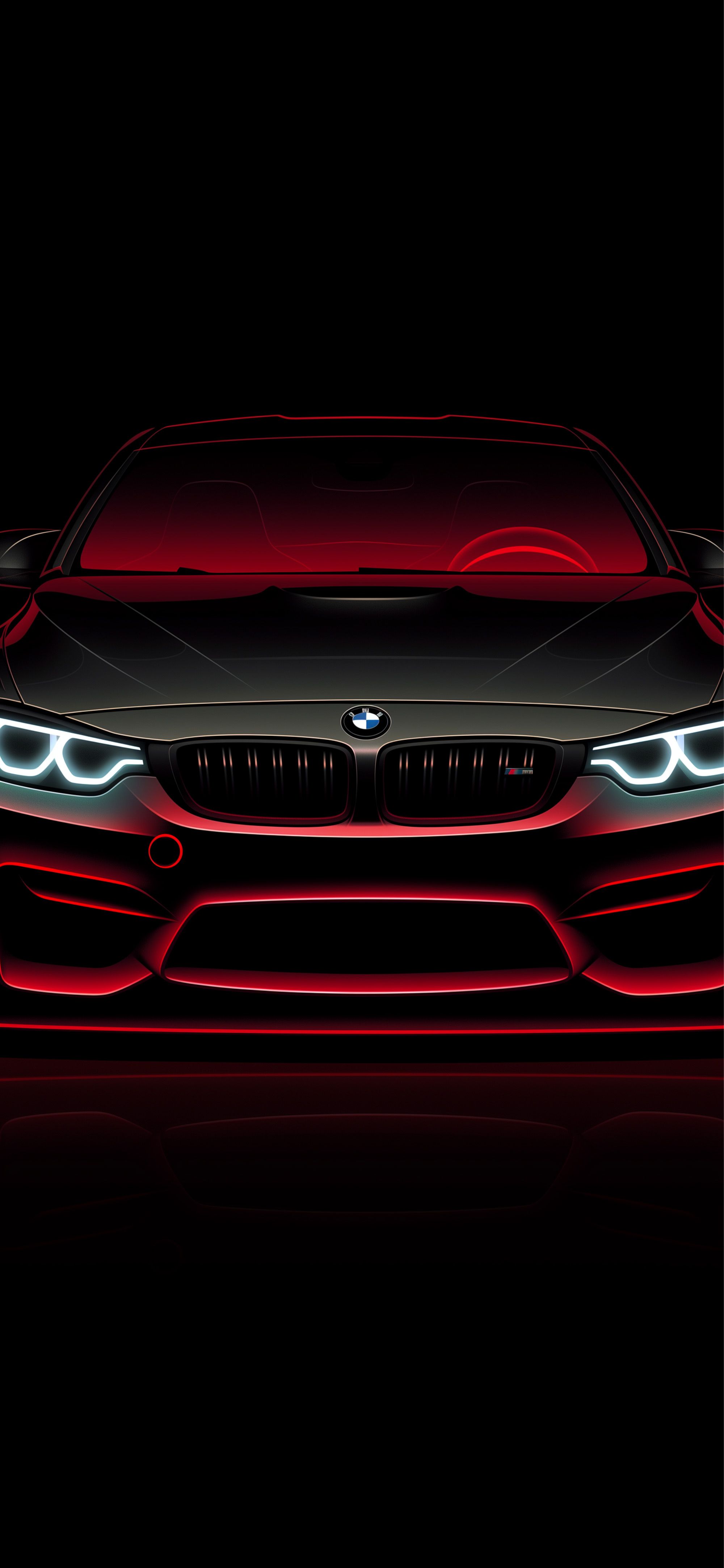 2000x4329 BMW M Series Neon Dark Car Wallpaper