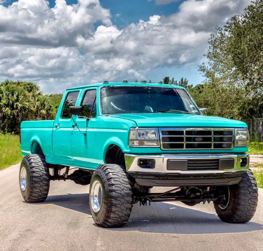1080x1028 Download 1995 Ford F 250 Powerstroke Pickup Truck Wallpaper
