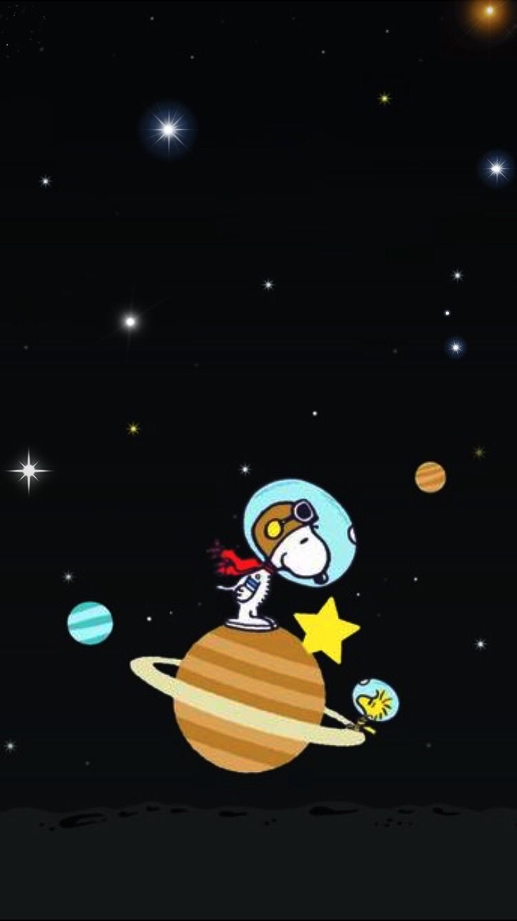 750x1334 Astronaut Snoopy Wallpaper