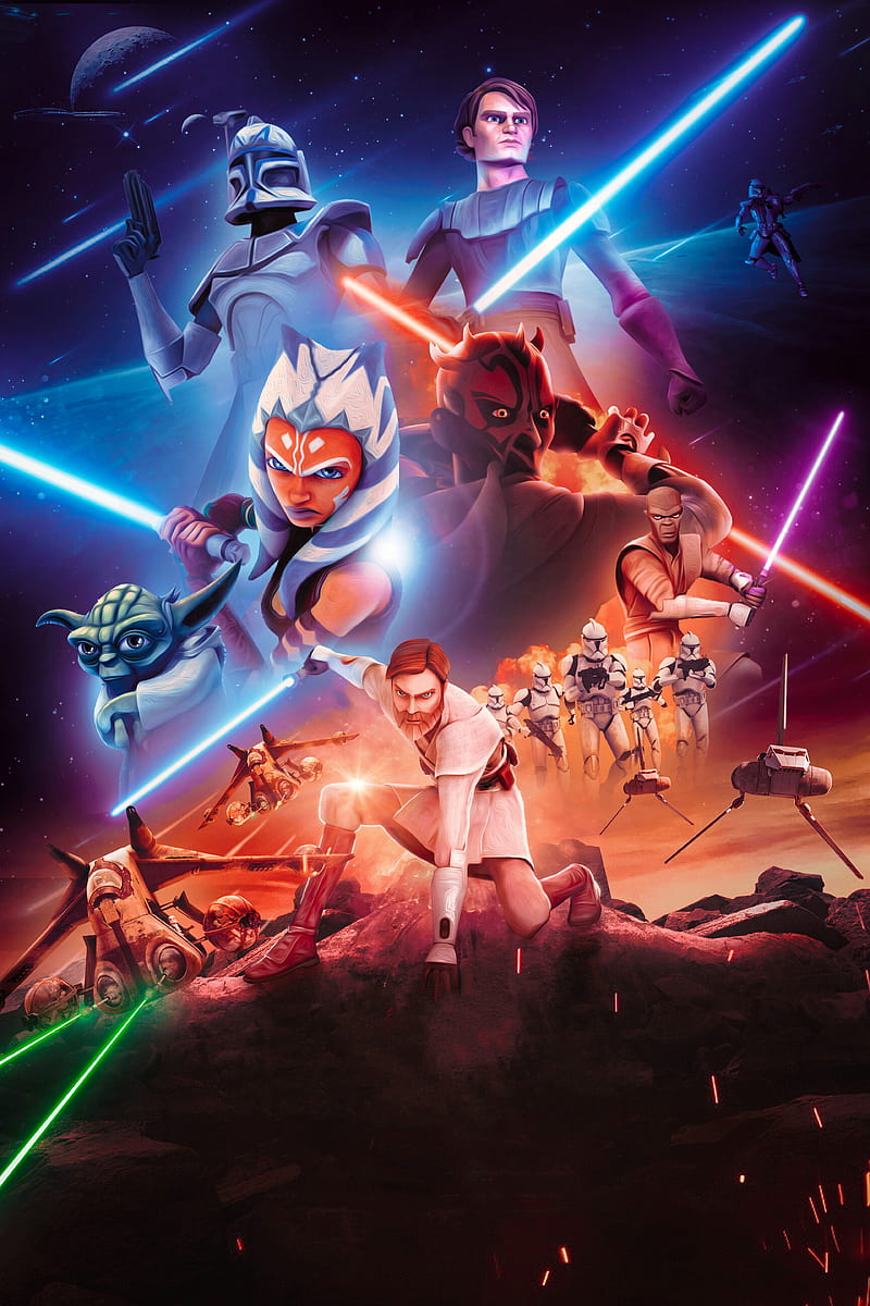 800x1200 Star Wars The Clone Wars, HD phone wallpaper
