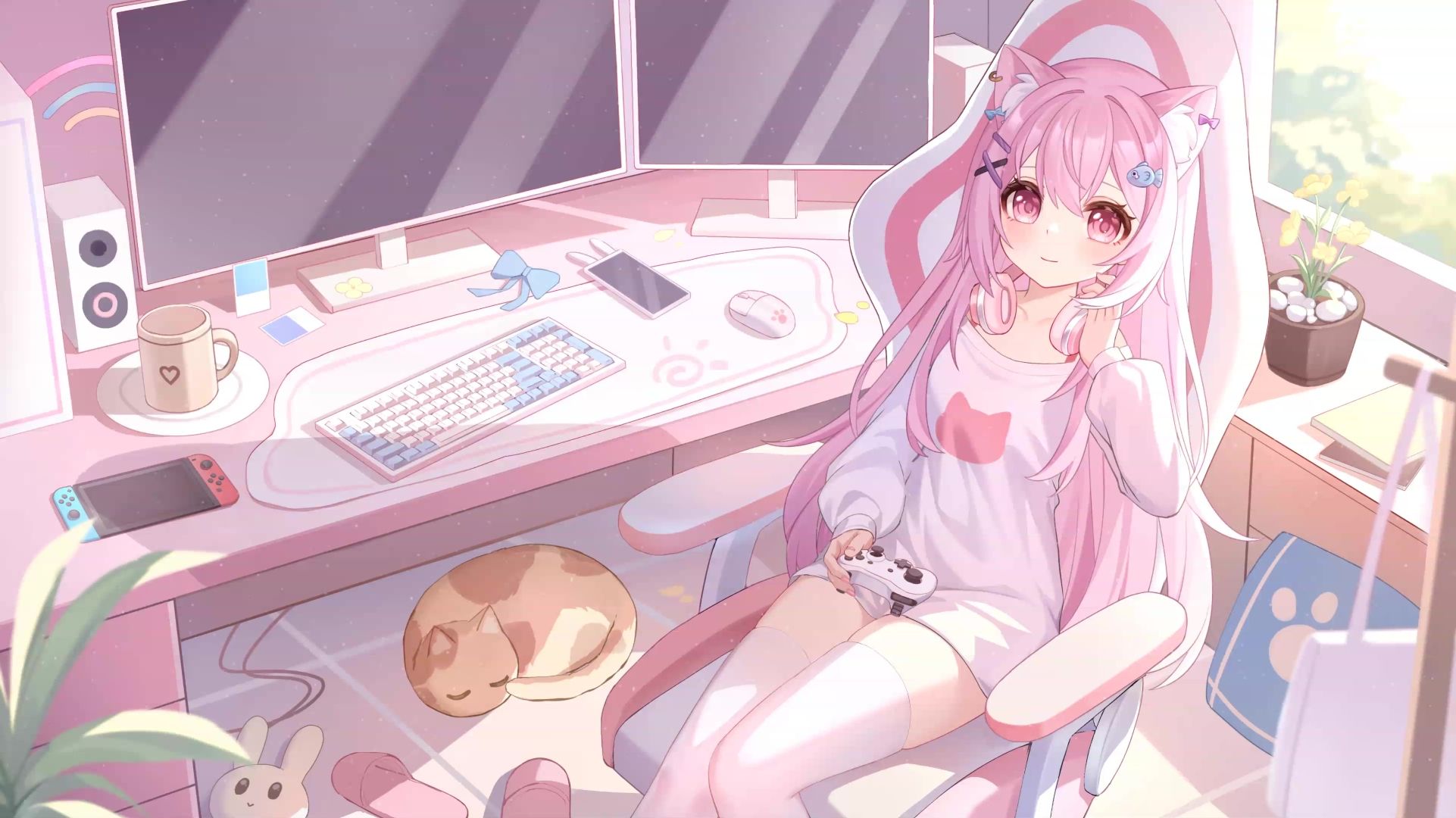 1922x1080 Pink Live Wallpaper, Animated Wallpaper
