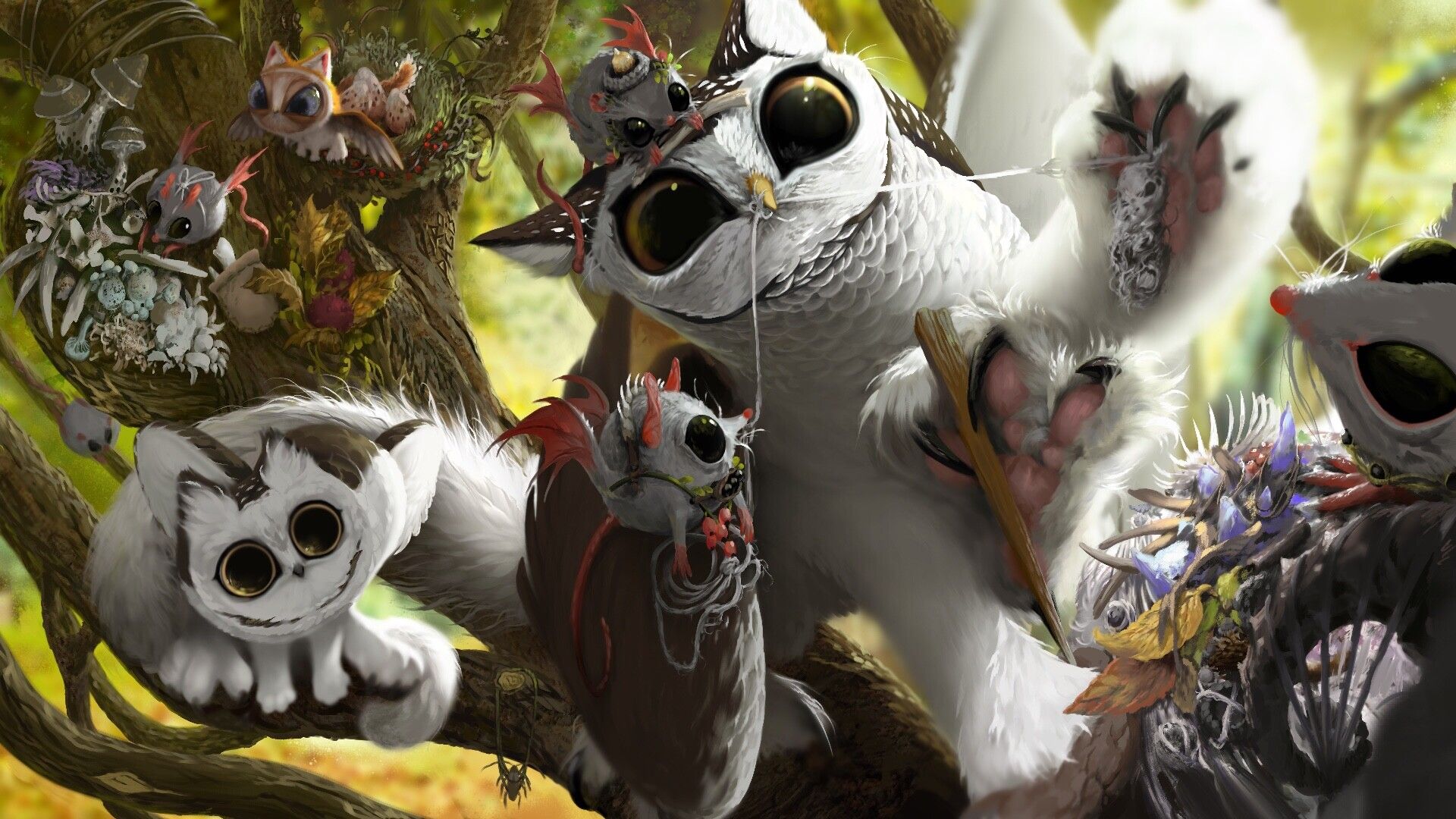 1920x1080 The Artist Meowl