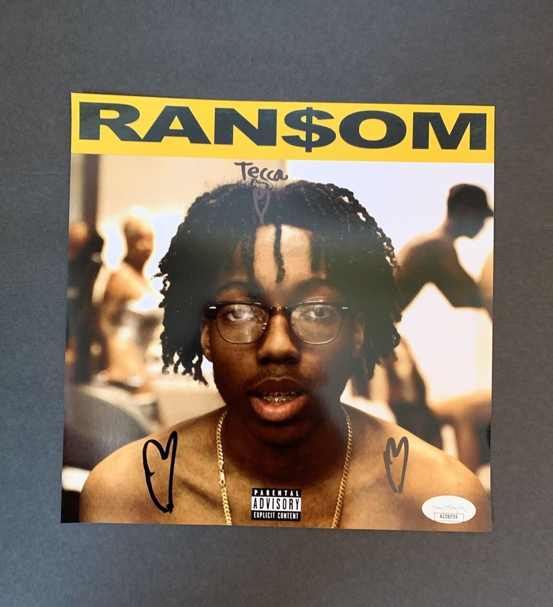 1092x1200 LIL TECCA SIGNED 8x8 PHOTO RAPPER RANSOM AUTOGRAPHED RAP JSA COA