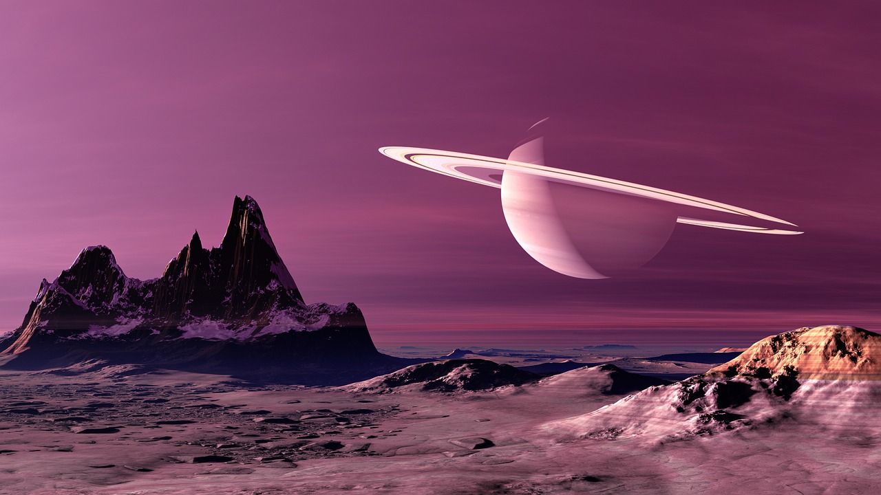 1280x720 Free Saturn & Space Photo