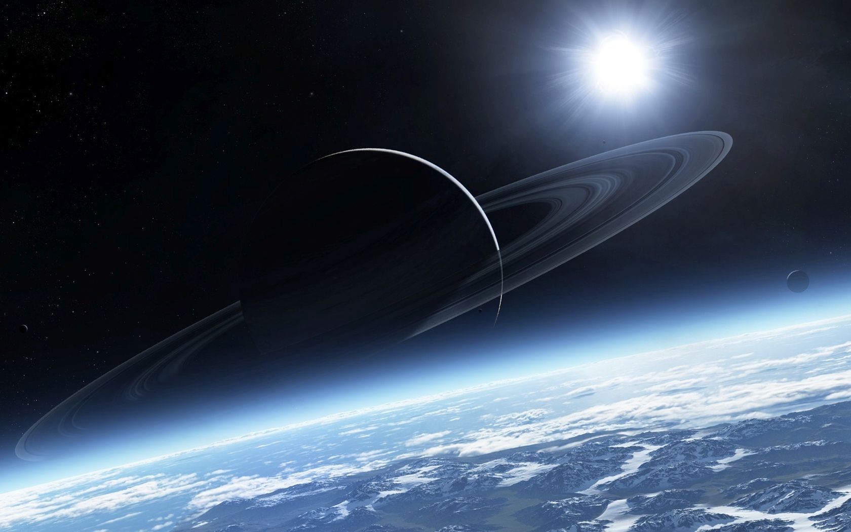 1680x1050 Saturno Wallpaper