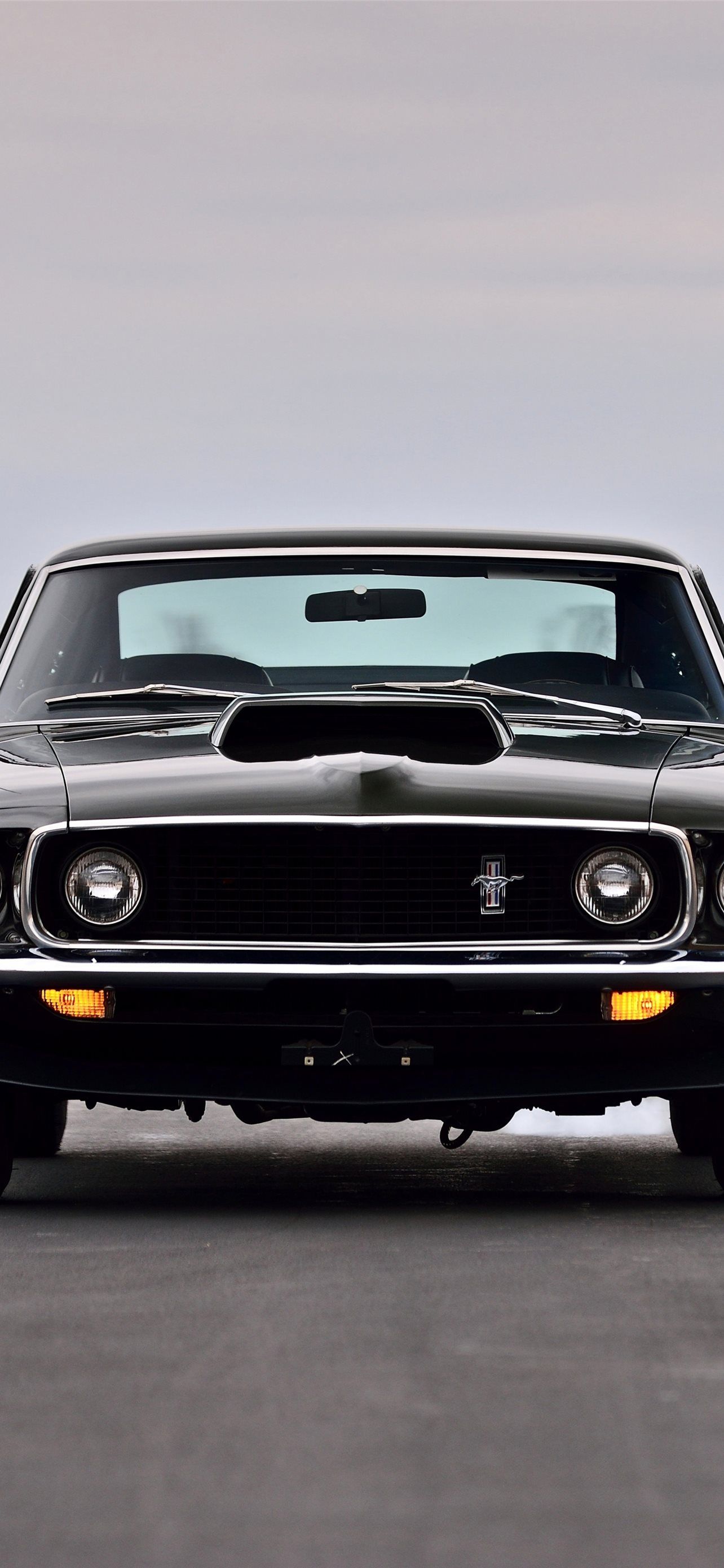 1284x2778 ford mustang boss 429 fastback 1969 muscle car 4к. iPhone Wallpaper Free Download
