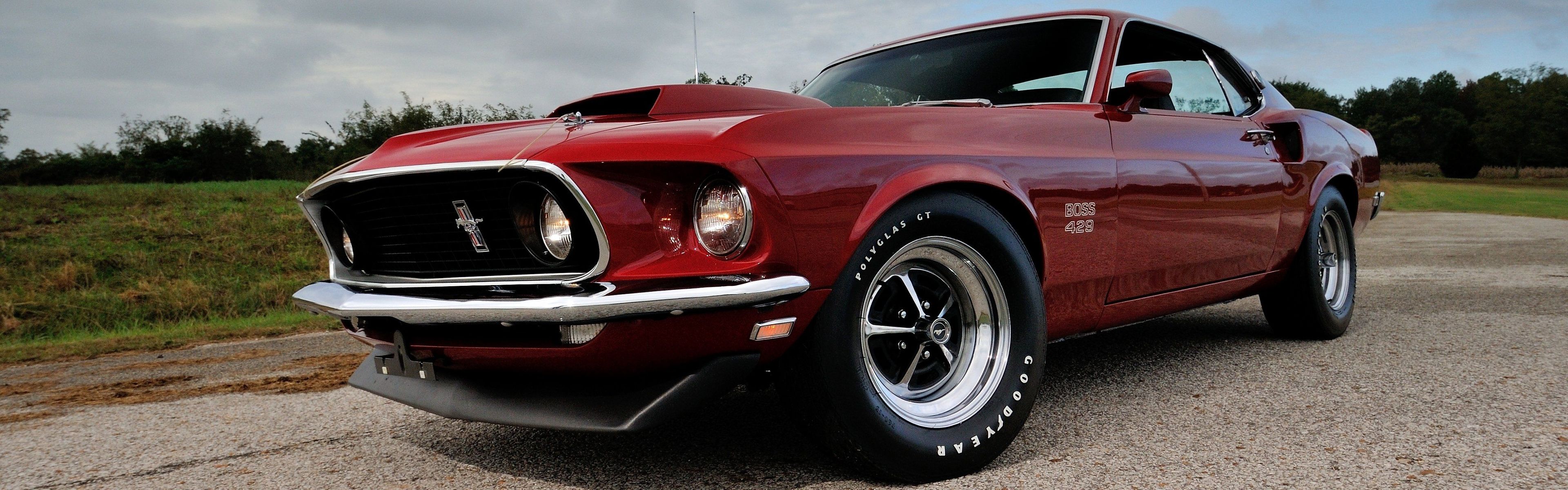 3840x1200 Ford Mustang Boss 429 (3840 x 1200) Dual Monitors