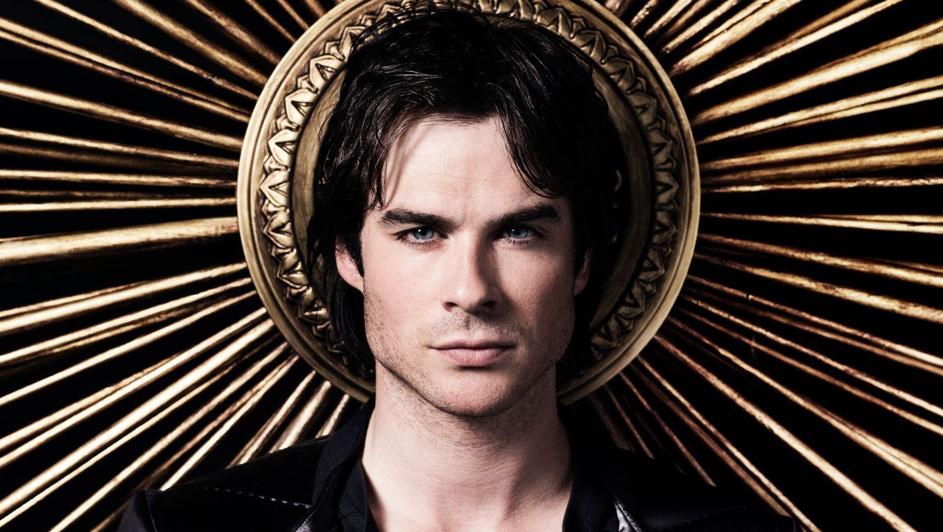 1360x768 Damon Salvatore Computer Wallpaper