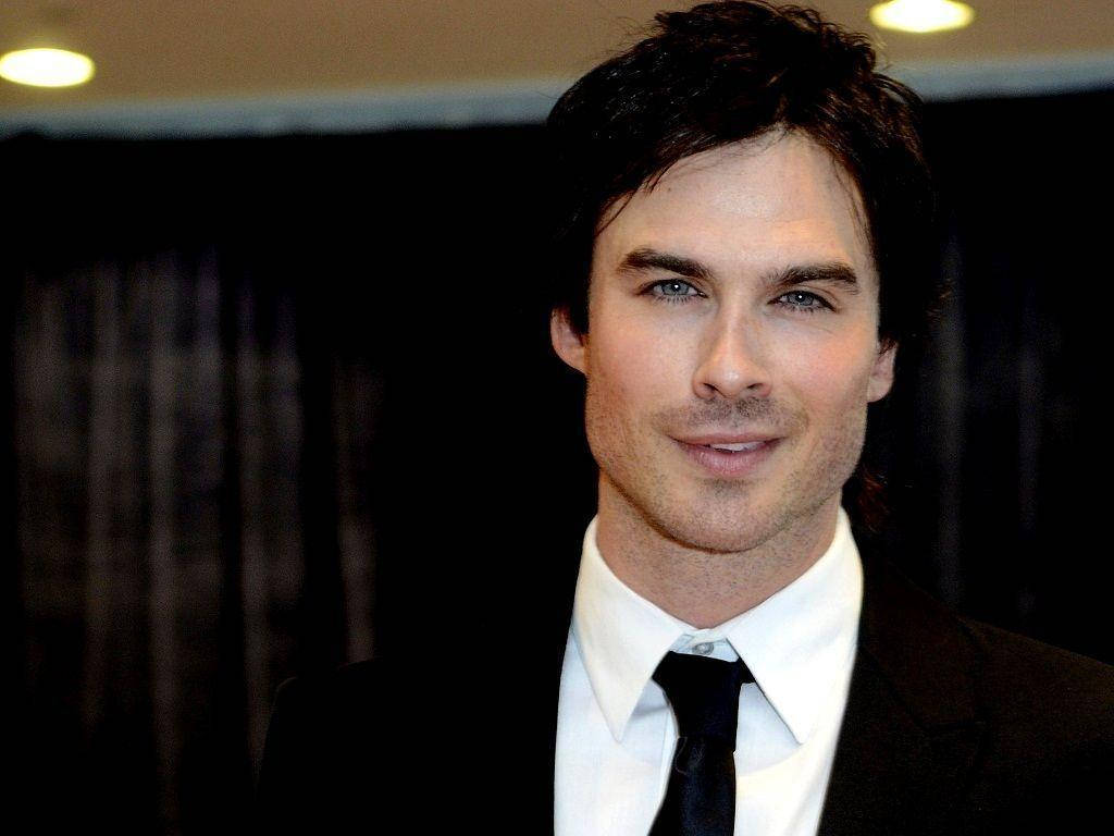 1024x768 Download Damon Salvatore Suit And Tie Wallpaper