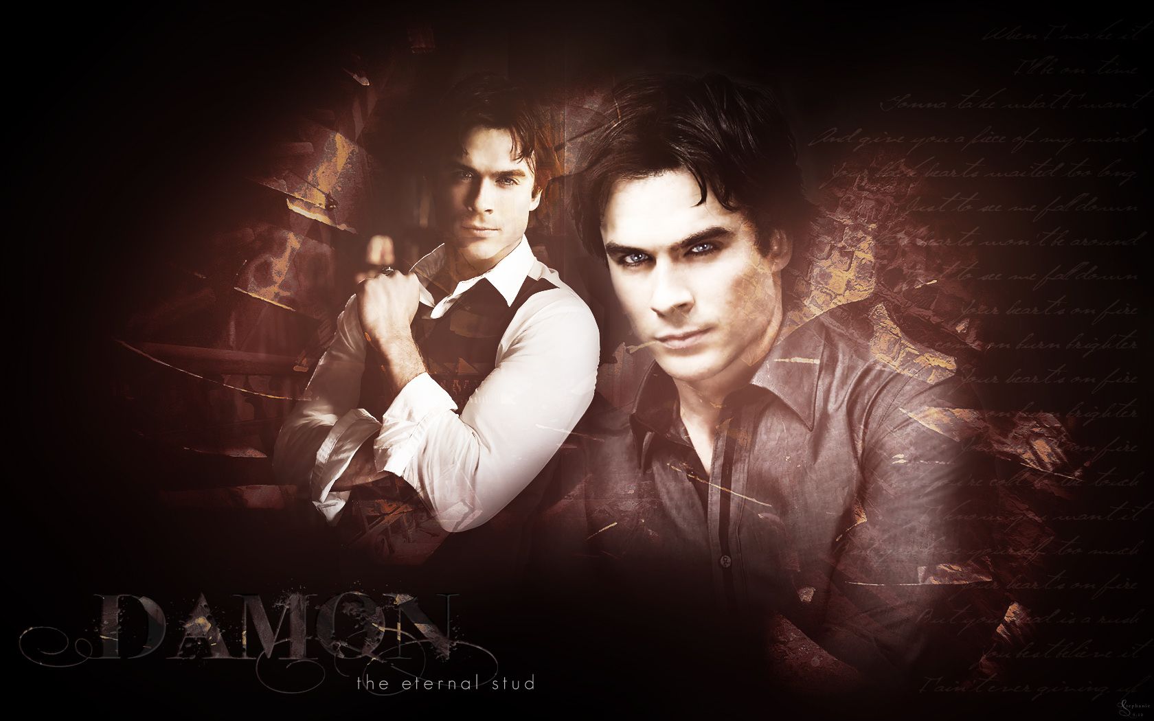 1680x1050 The Vampire Diaries Season Two: New Desktop Wallpaper