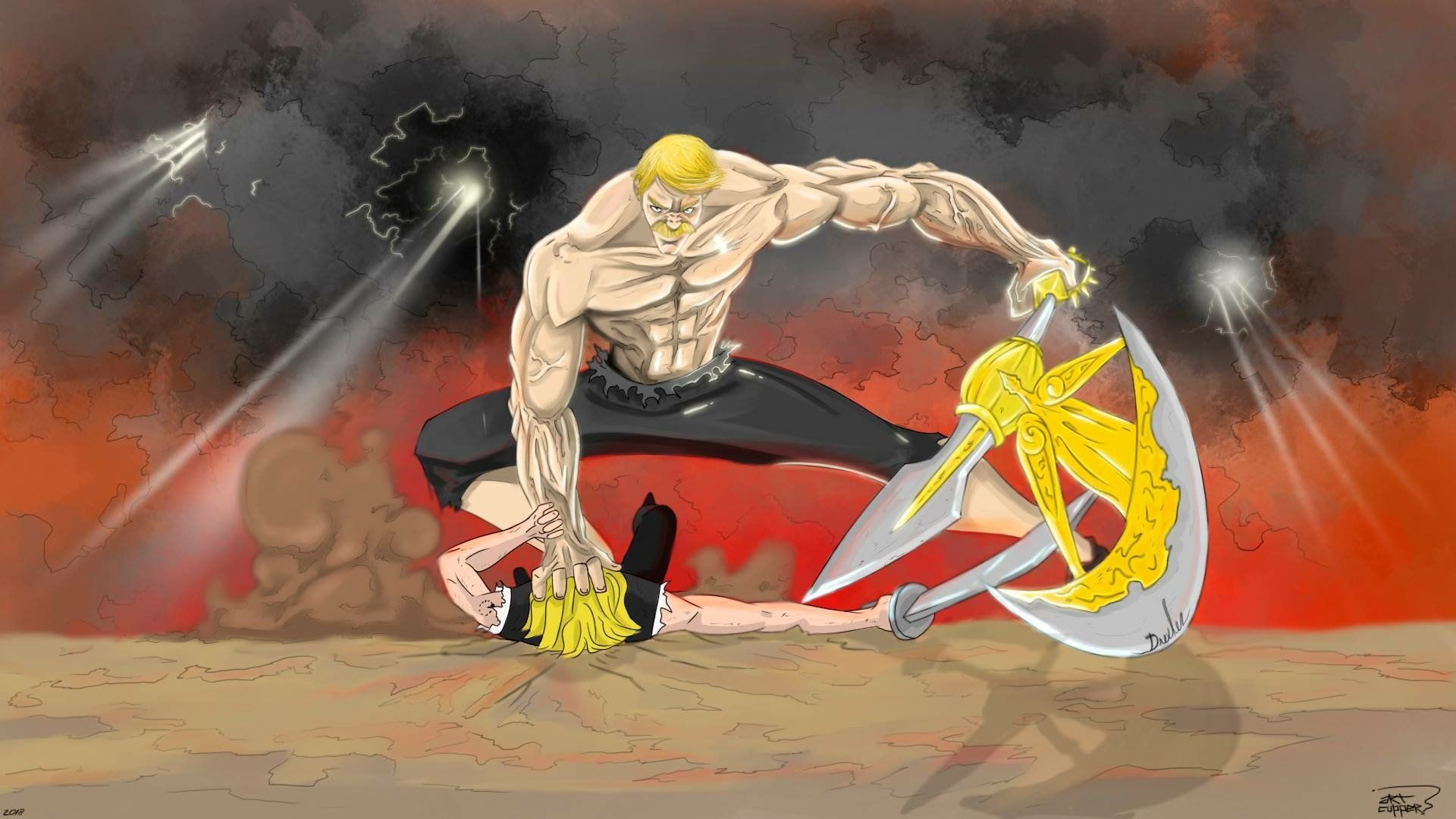 Meliodas Vs Escanor Wallpapers - Top Free Meliodas Vs Escanor ... — free download