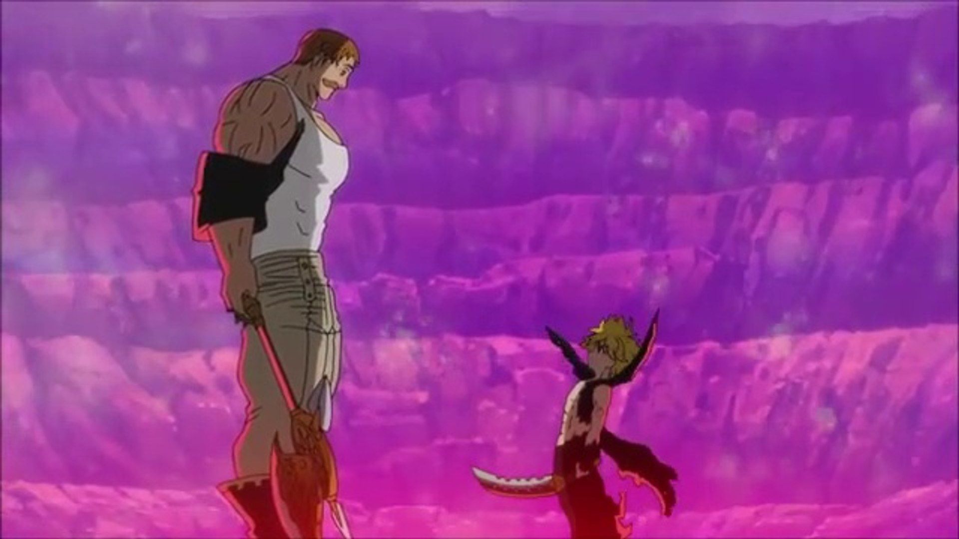 1920x1080 Escanor vs Meliodas Full Fight (English Dub) Seven Deadly Sins Nanatsu no Taizai Season 4