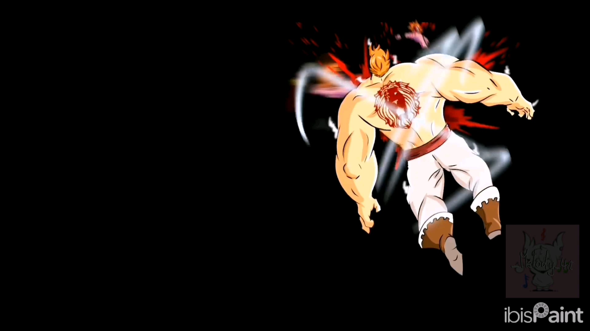 1920x1080 Meliodas vs Escanor Fan Animation✌