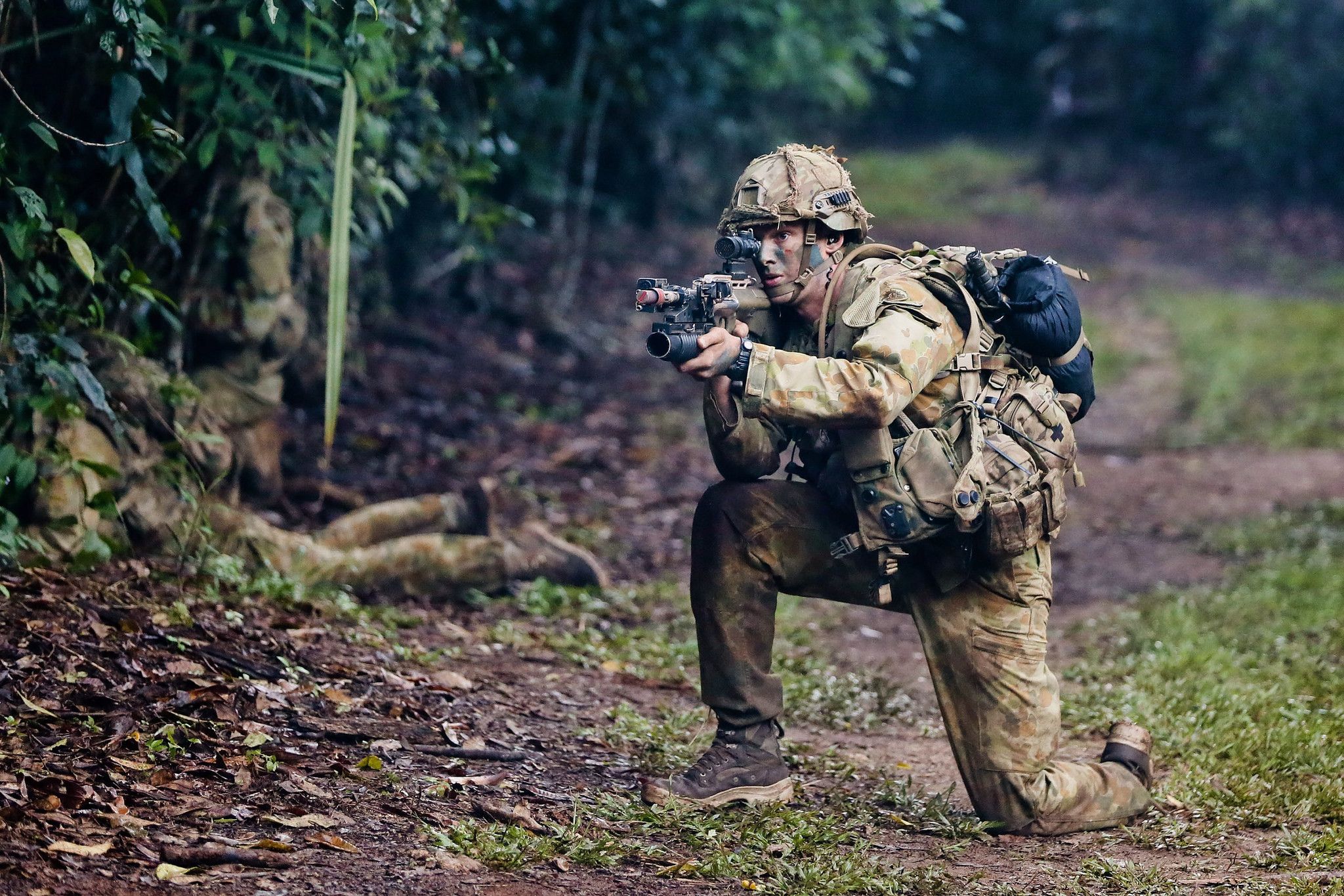 2048x1365 Wallpaper weapons, soldiers, Australian Army for mobile and desktop, section мужчины, resolution 2048x1365