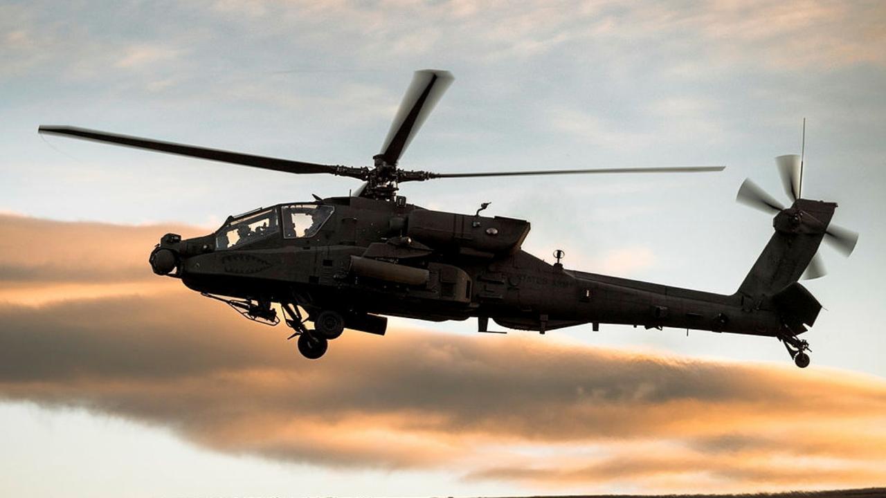 1280x720 ADF reveals first image of Townsville's new Apache attack helicopters
