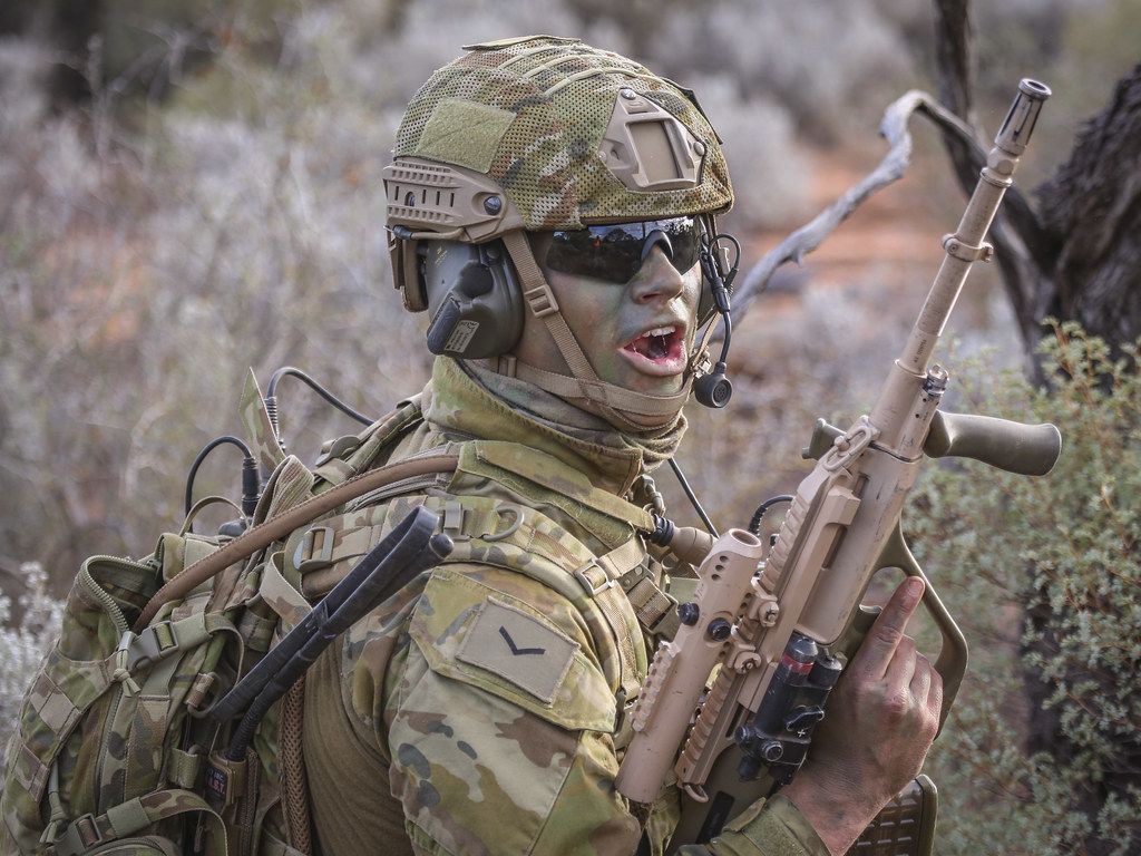 1024x768 Royal Australian Air Force. Airfield Defence Guard Rifle Se
