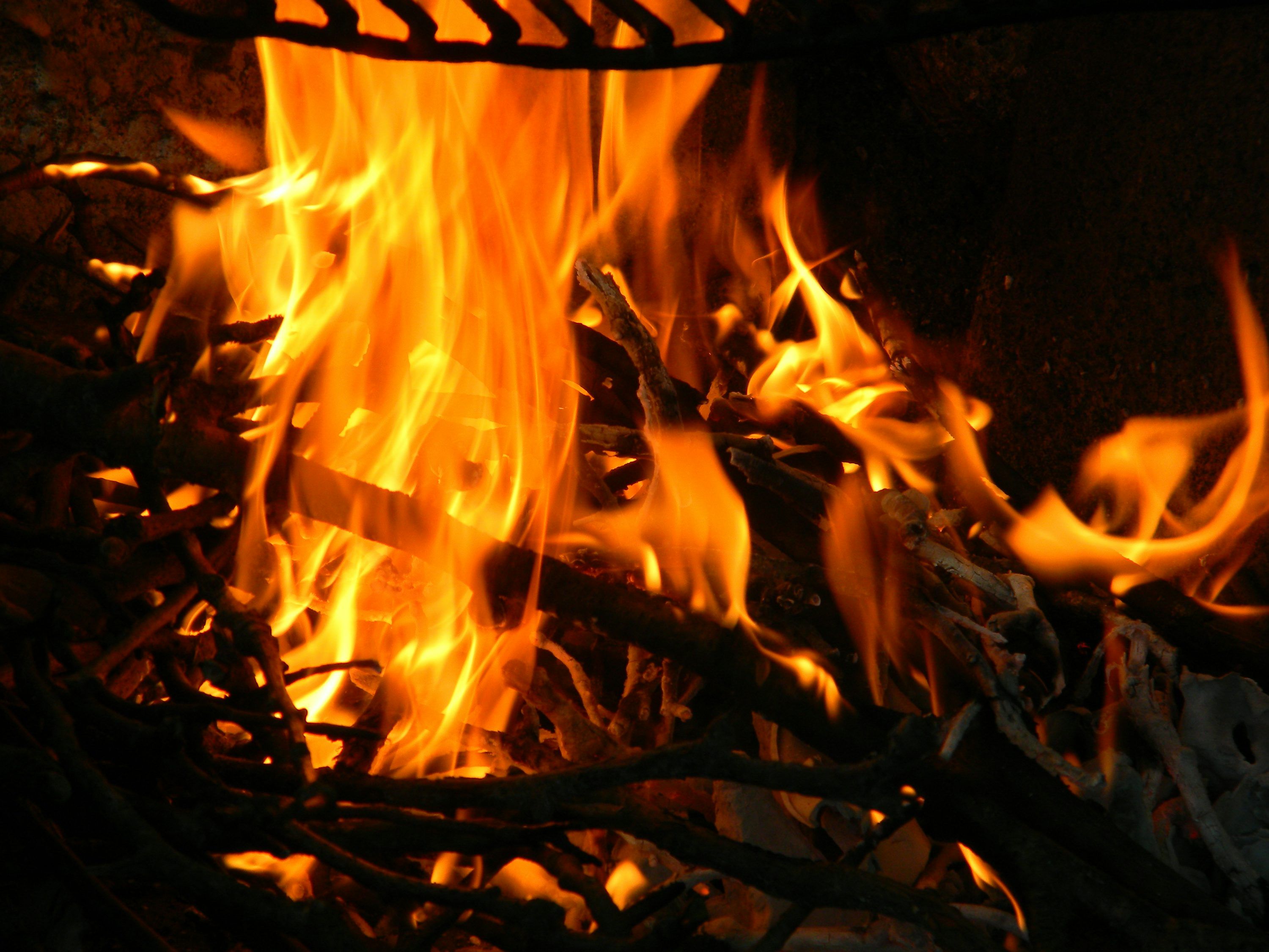 3000x2250 Burning Wood Picture. Download Free Image