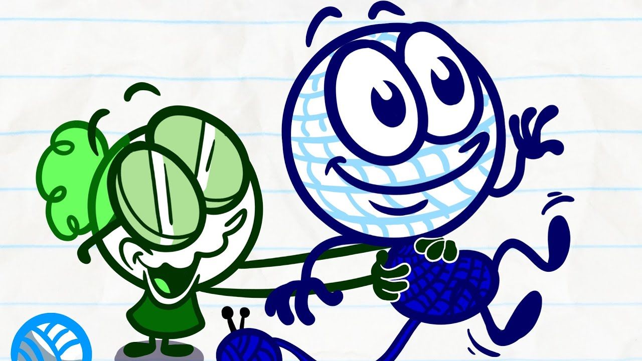 1280x720 Star Tangled Banner. Pencilmation Cartoons!
