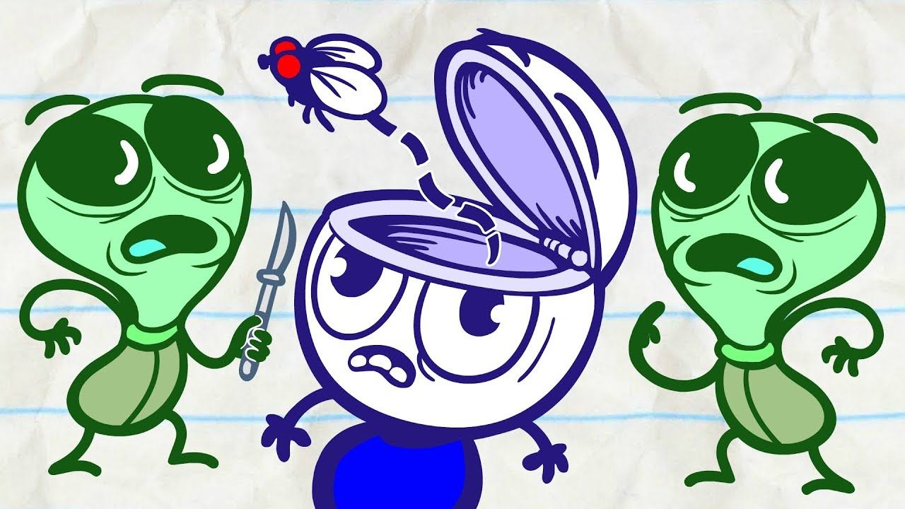 1280x720 Pencilmate and A MAD Mosquito!. Animated Cartoons Characters. Animated Short Films