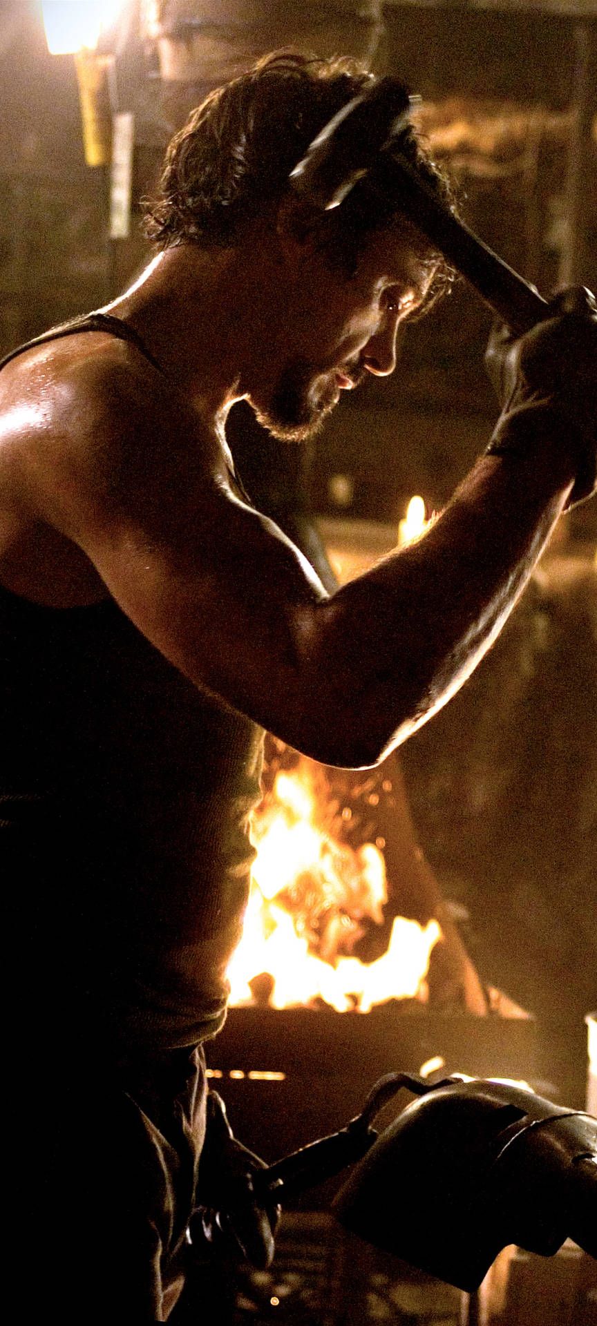 864x1920 Download Iron Man Heat Marvel Superhero Tony Stark Wallpaper
