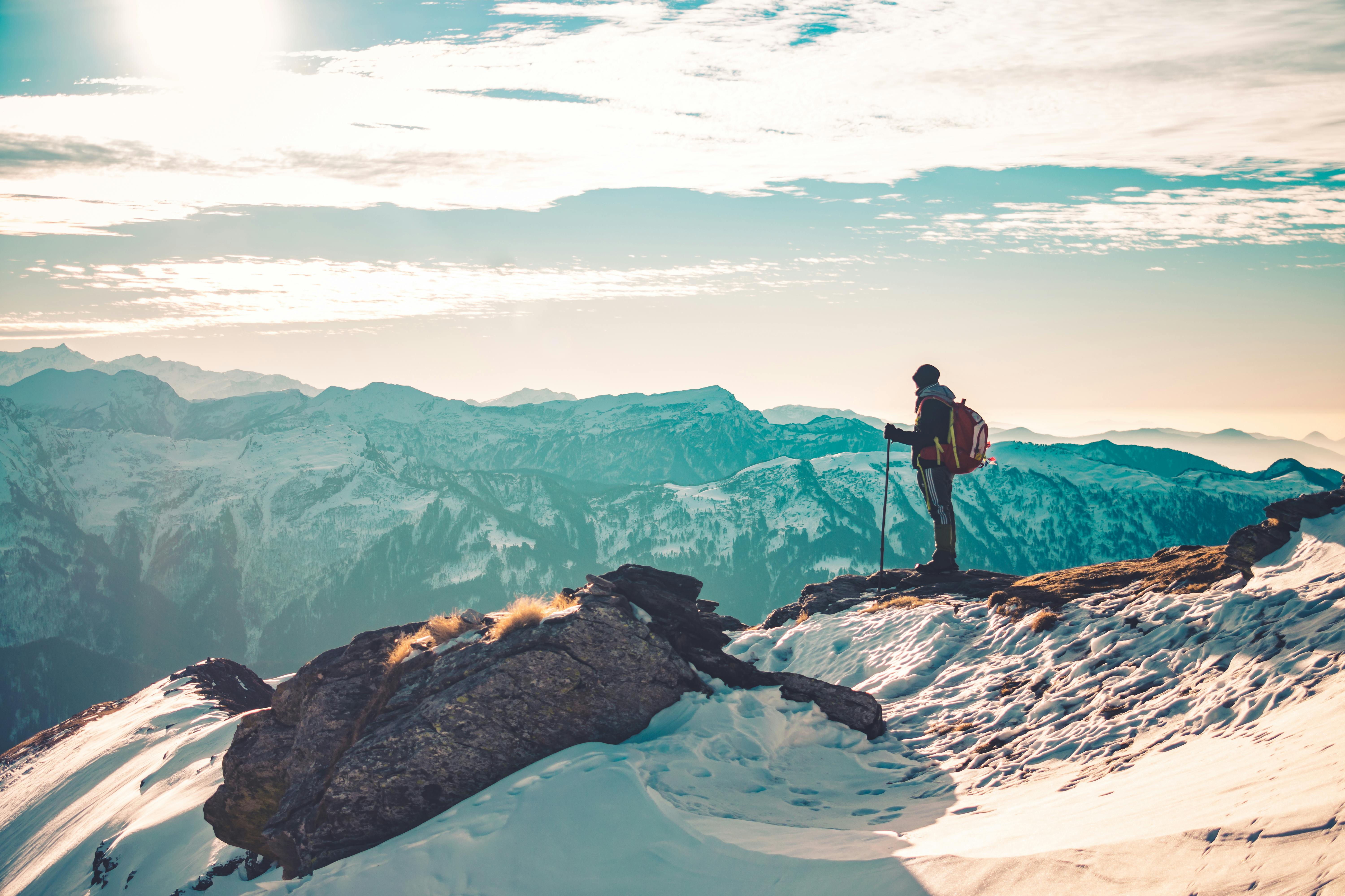 6000x4000 Free of adventure, alone, arctic, backcountry, backpack, backpacker, cold weather, earth image, expedition, exploration, explorer, freedom, glacier, hiking, hiking trail, hood, ice, jacket, journey, landscape image, mountaineering