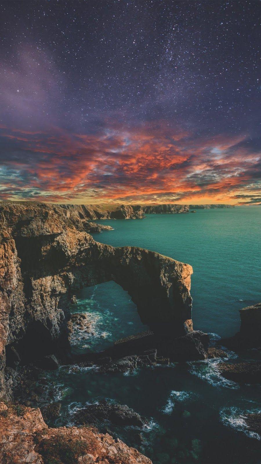 900x1600 iPhone Wallpaper. Sky, Nature, Sea, Coast, Rock, Ocean