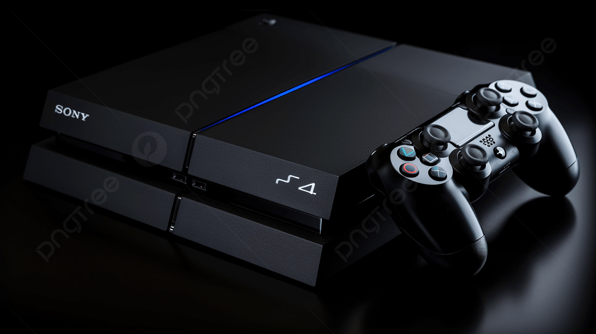 1200x673 Playstation 4 Console Sitting On A Black Background, Ps4 Picturebackground Lace, Computer, Entertainment Background Image And Wallpaper for Free Download