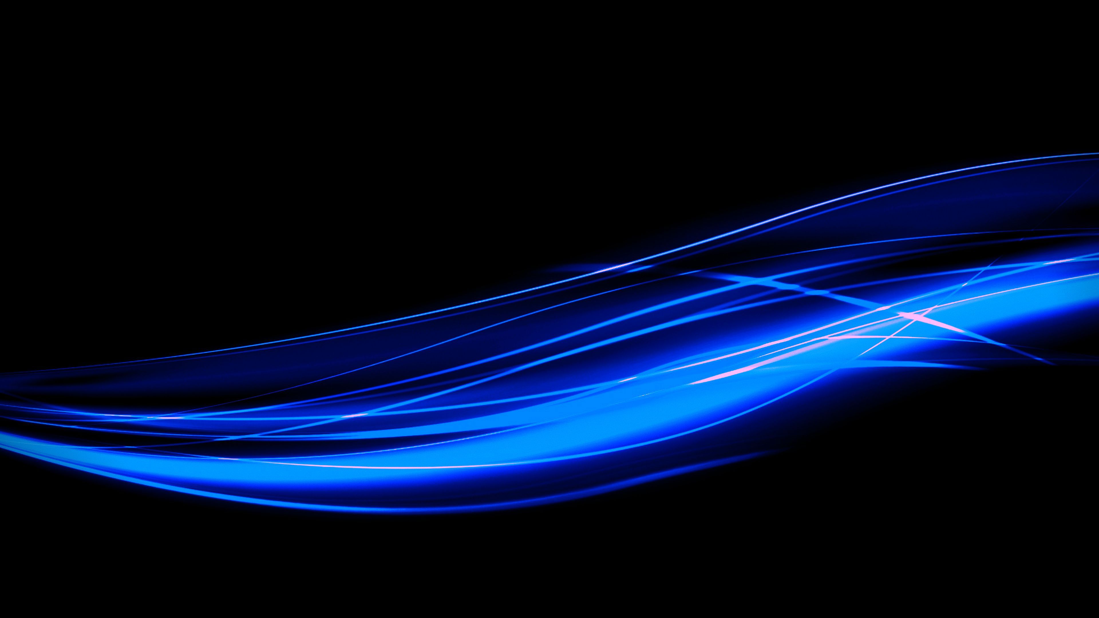 3840x2160 Aesthetic Anime Blue PS4 Wallpaper