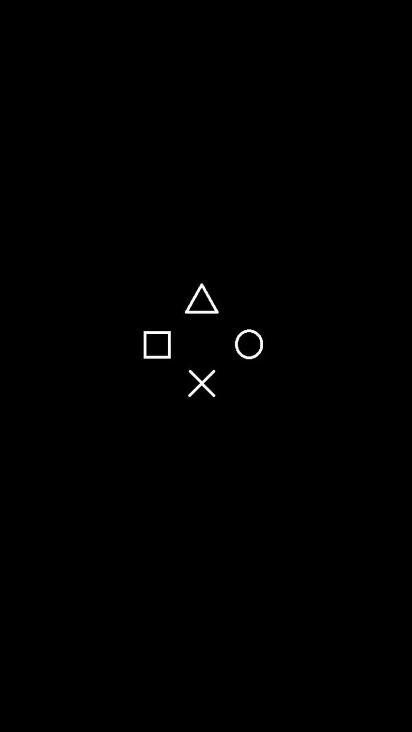 850x1511 simple, aesthetic ps4 black HD phone wallpaper