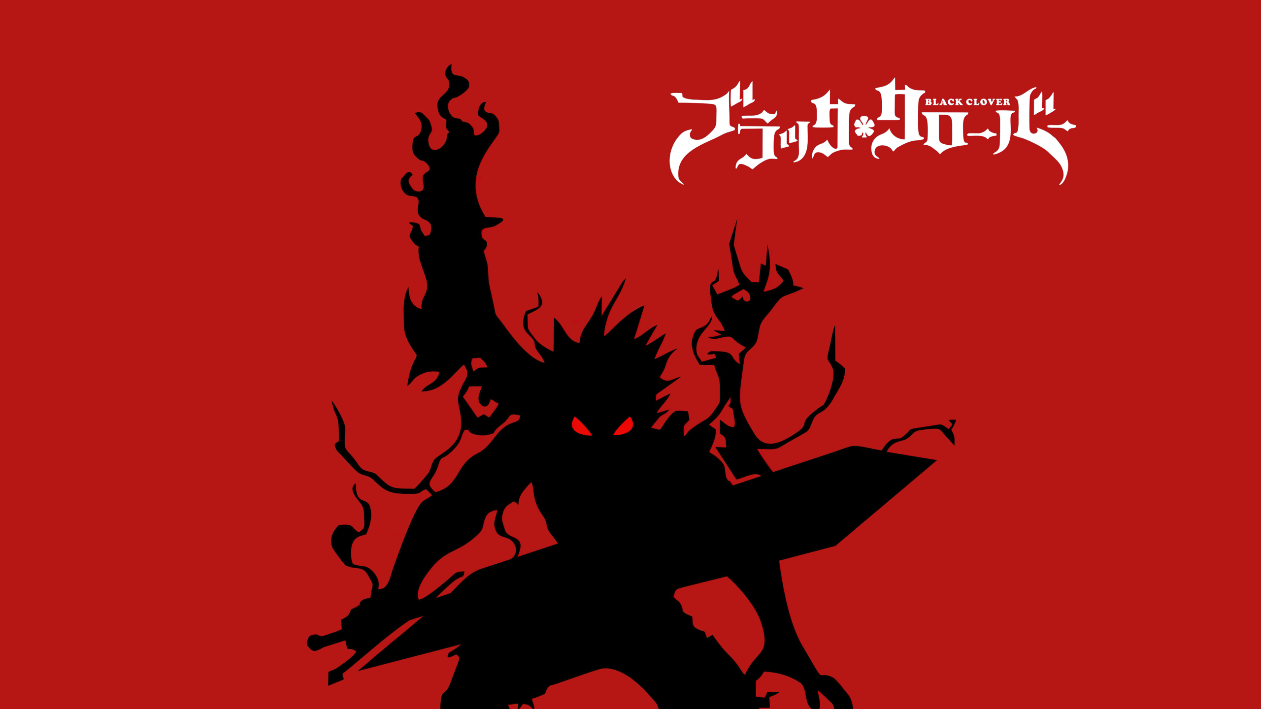 2560x1440 Asta Demon Wallpaper 4K, Black Clover, Silhouette