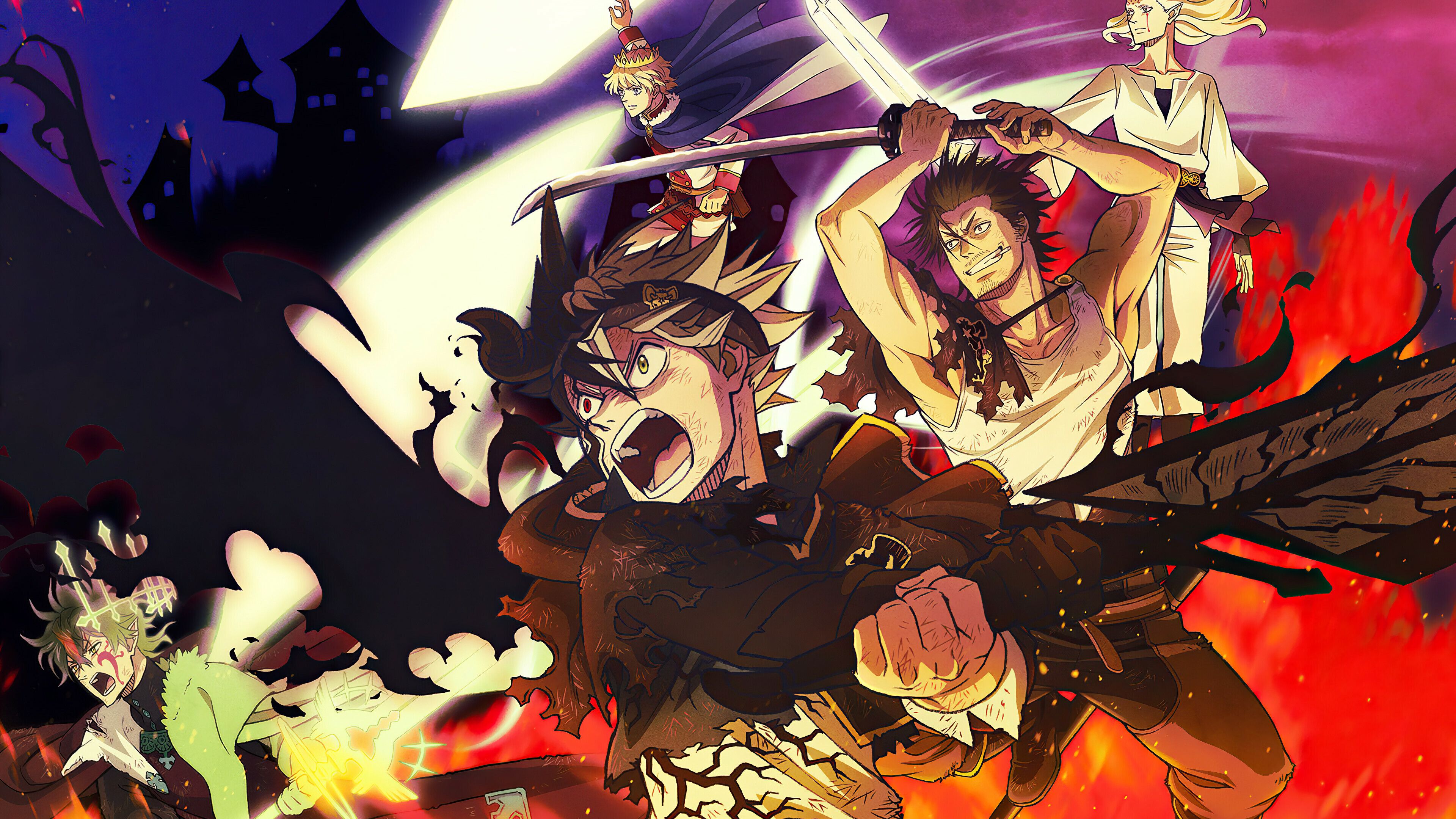 3840x2160 Black Clover Wallpaper