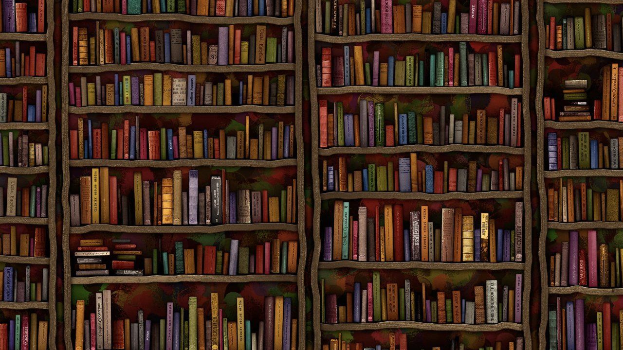1280x720 Art Books Wallpaper