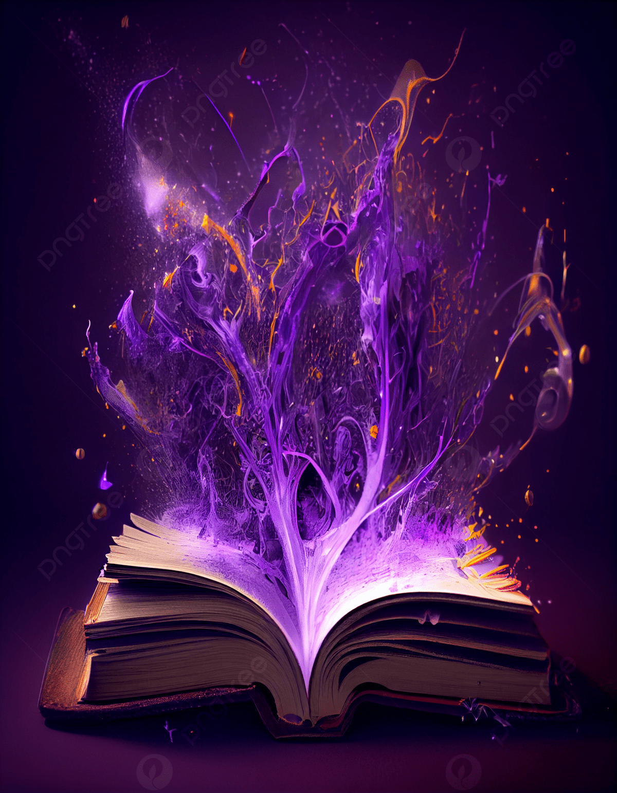 1200x1543 Abstract Fantasy Smoke Open Book Scene Background Wallpaper Image For Free Download