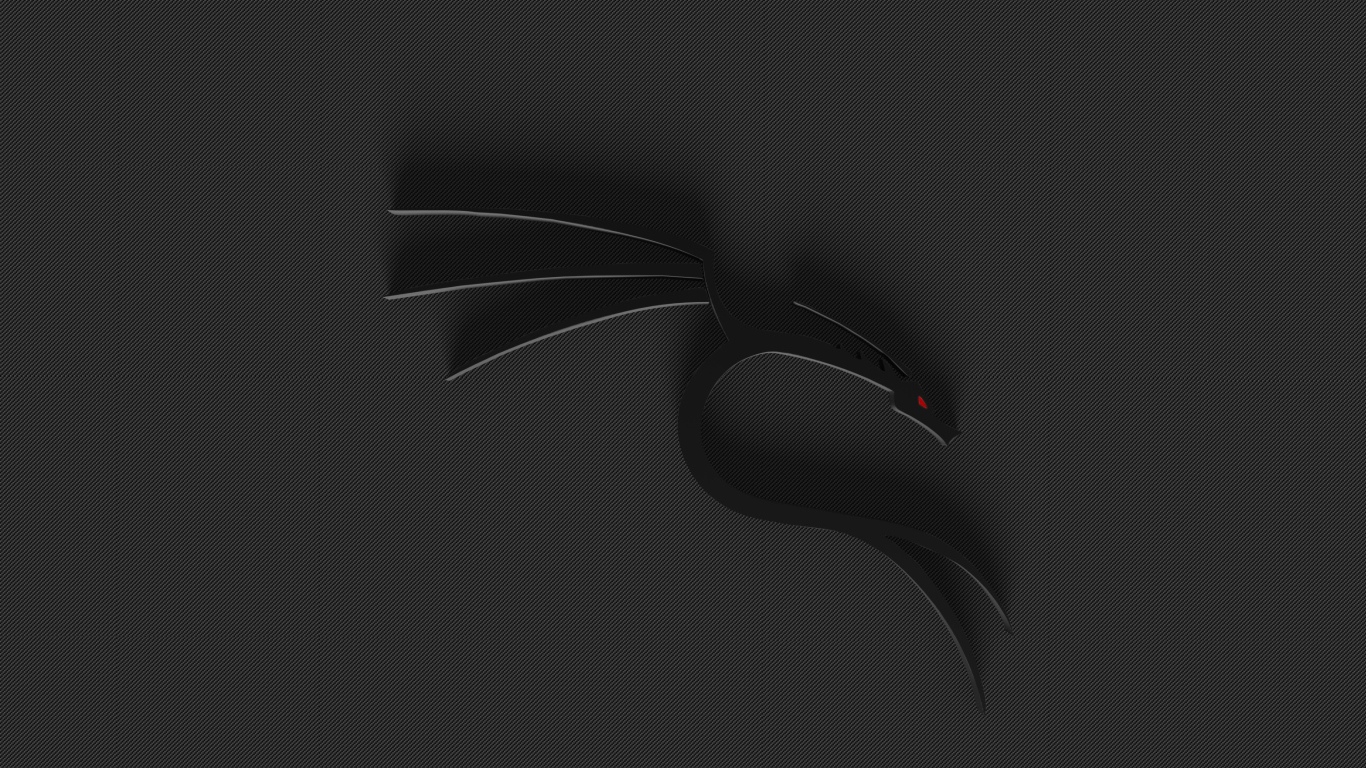 1366x768 Black Dragon Kali Linux Desktop wallpaper 1366x768