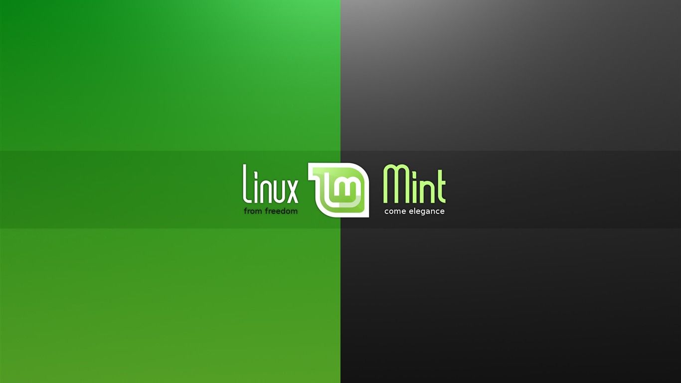 1366x768 Mint Linux System Desktop Background Wallpaper