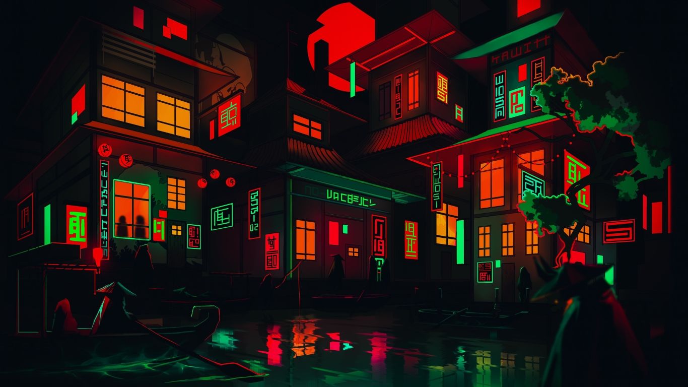 1366x768 Compact, cozy, minimalistic Chinatown (1366x768)