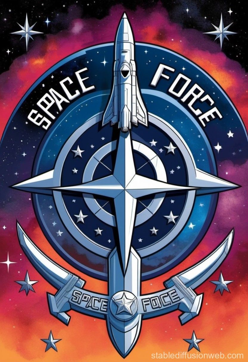 832x1216 Space Force Logo with IDF Acronym. Stable Diffusion Online