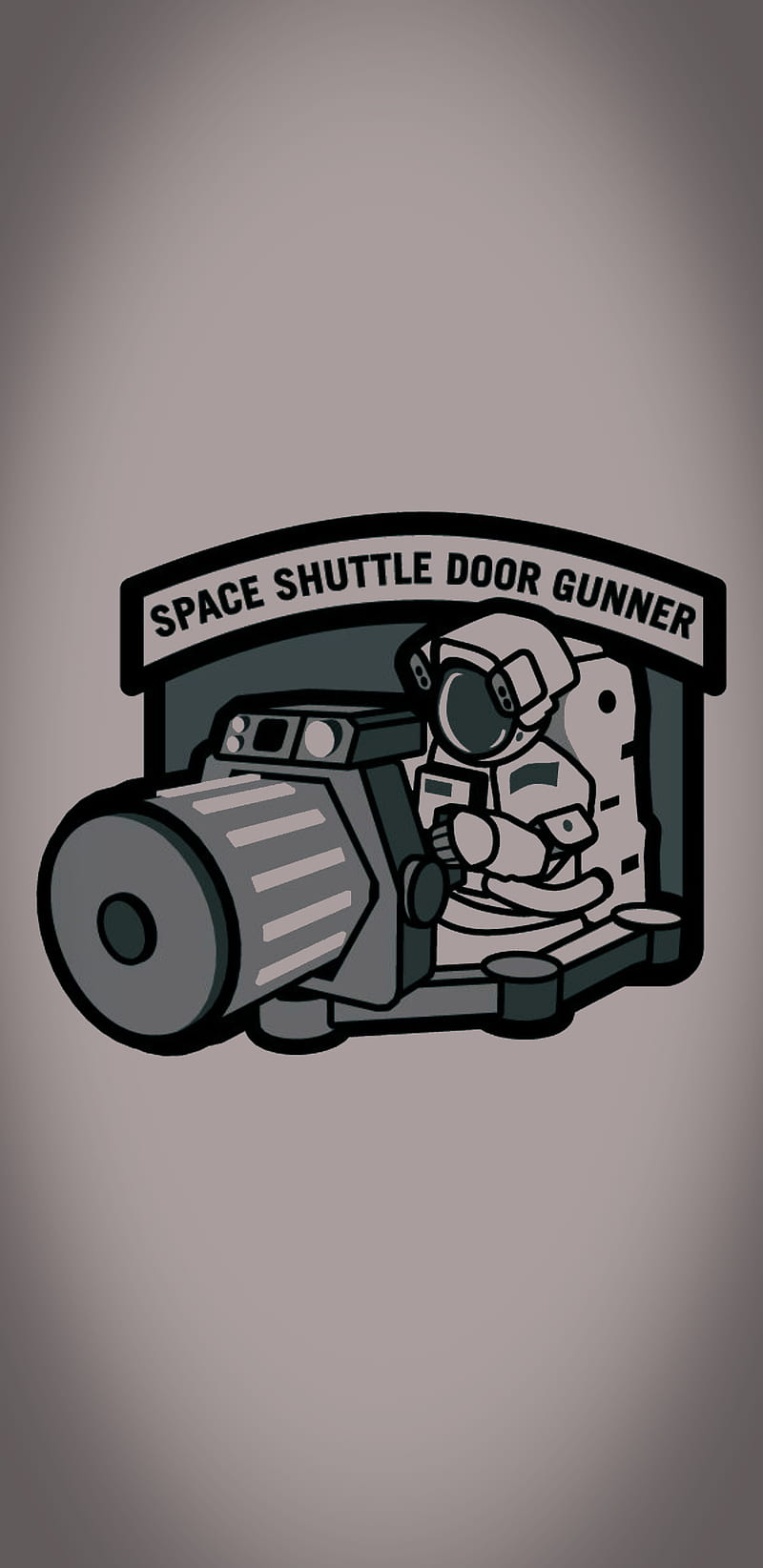800x1644 Door Gunner, funny, pew pew, space force, HD phone wallpaper