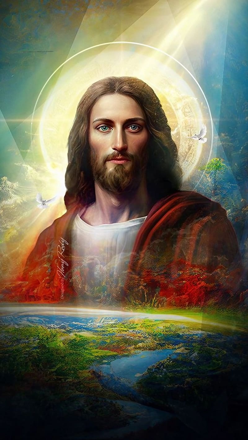 800x1422 Jesus, Animated, lord, god, jesus christ, HD phone wallpaper