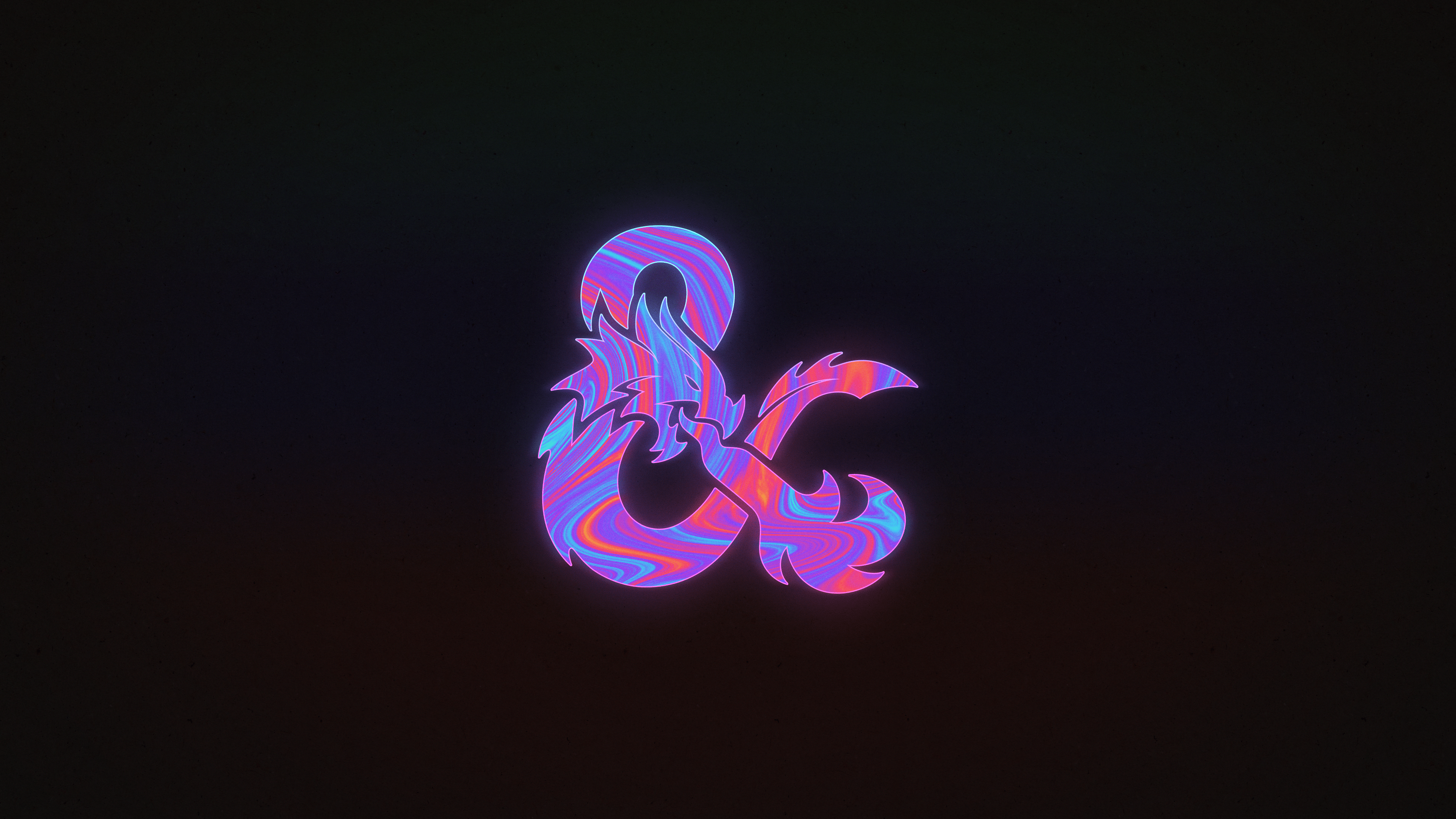 3840x2160 Ink Neon Dungeons and Dragons Wallpaper [3840 x 2160]