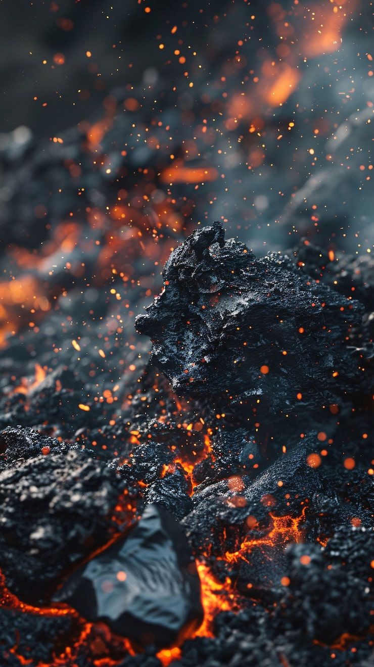 740x1320 Black stone wallpaper Image