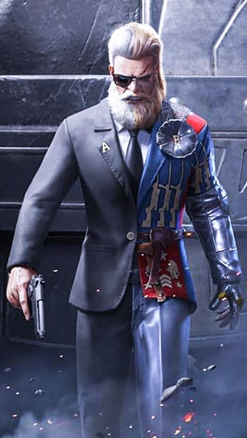 800x1421 Bgmi New, Beard Character, war, game, HD phone wallpaper