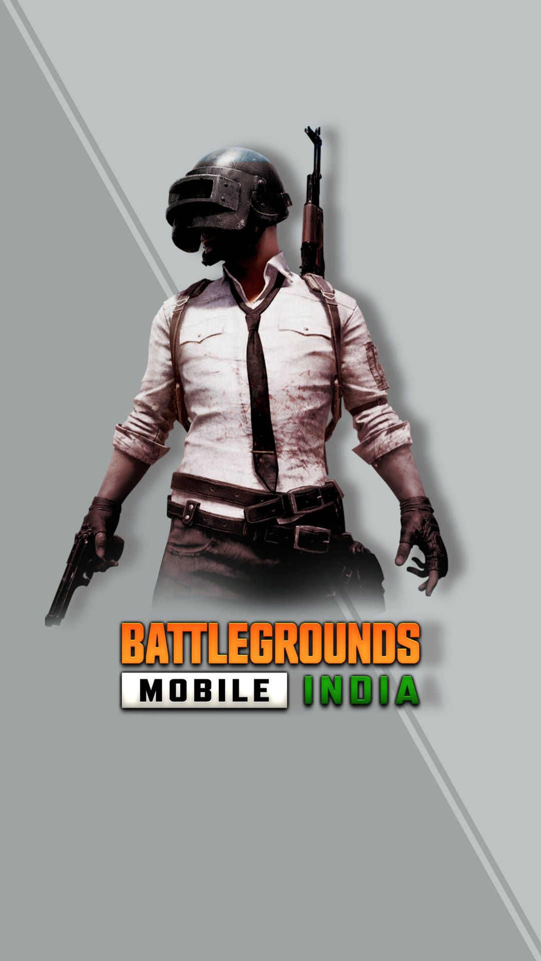 1080x1920 Download Bgmi Two Toned Gray Background Wallpaper