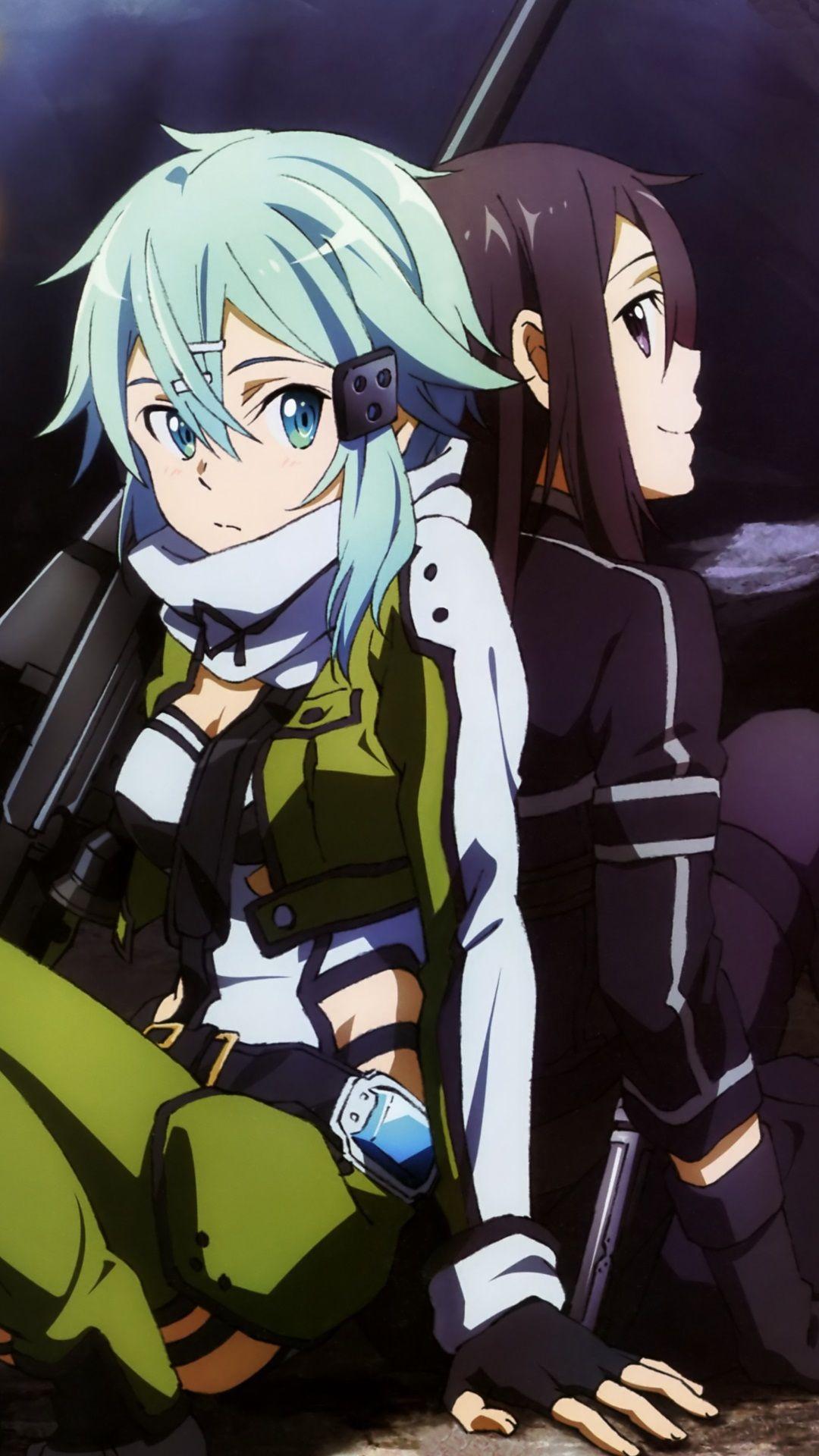 1080x1920 Sword Art Online Fatal Bullet iPhone Wallpaper