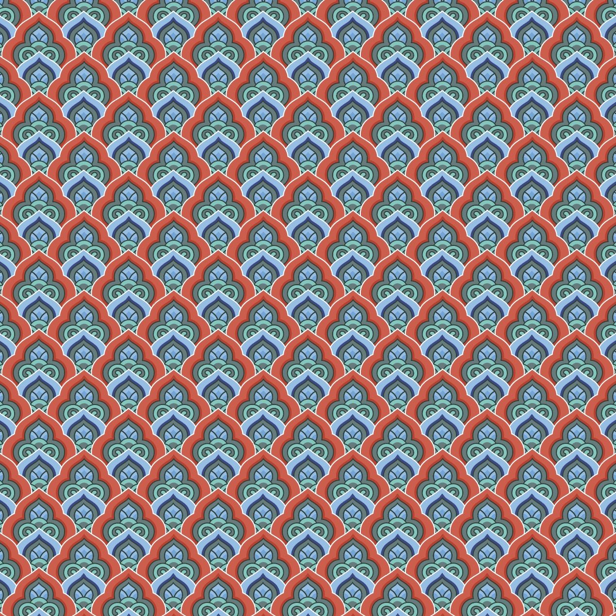 1270x1270 Download the Dancheong lotus flower pattern background illustration vector (Korean Style Vector). Urbanbrush: Korean Style Graphic