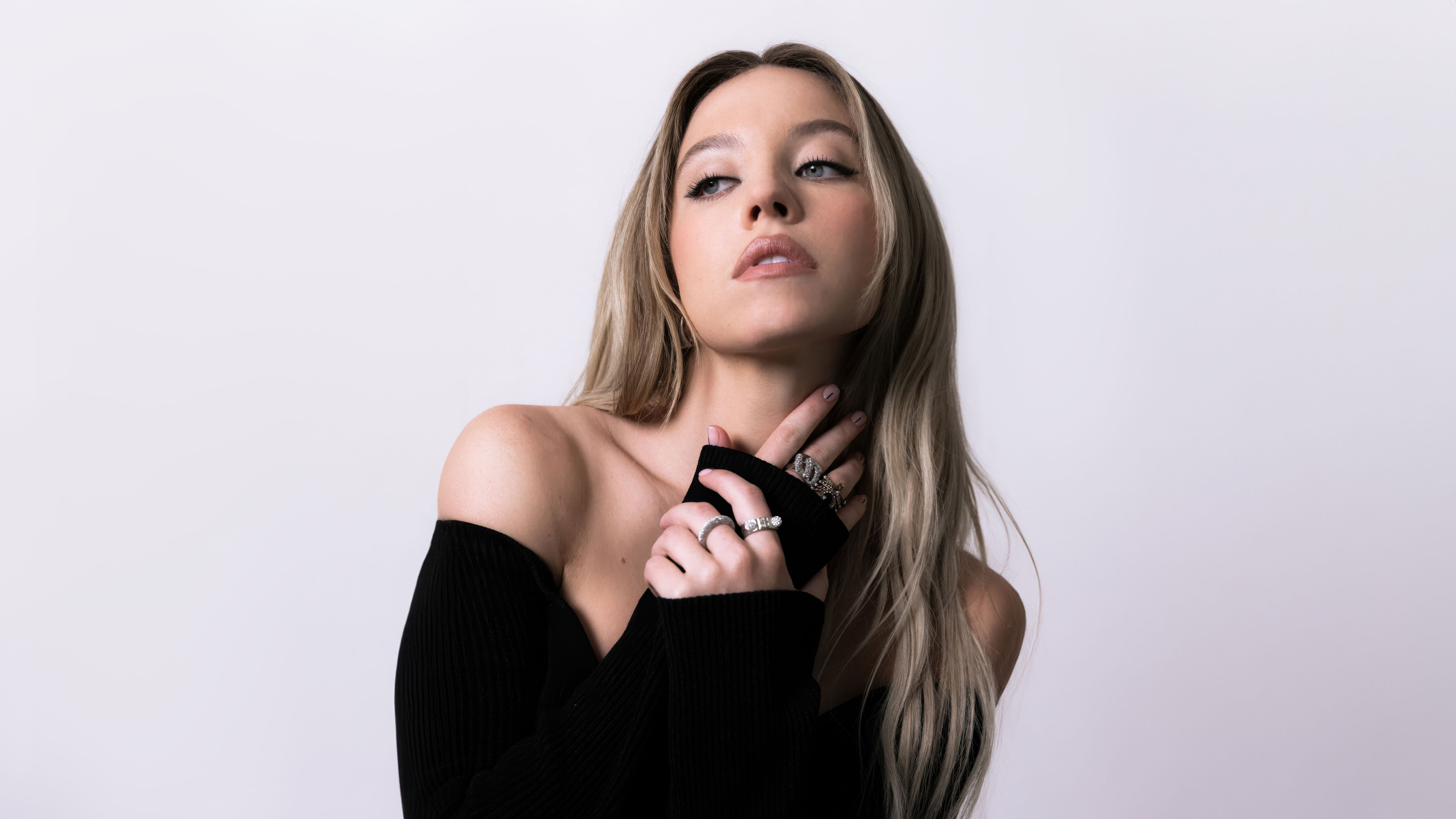 5120x2880 Sydney Sweeney Wallpaper 4K, American actress